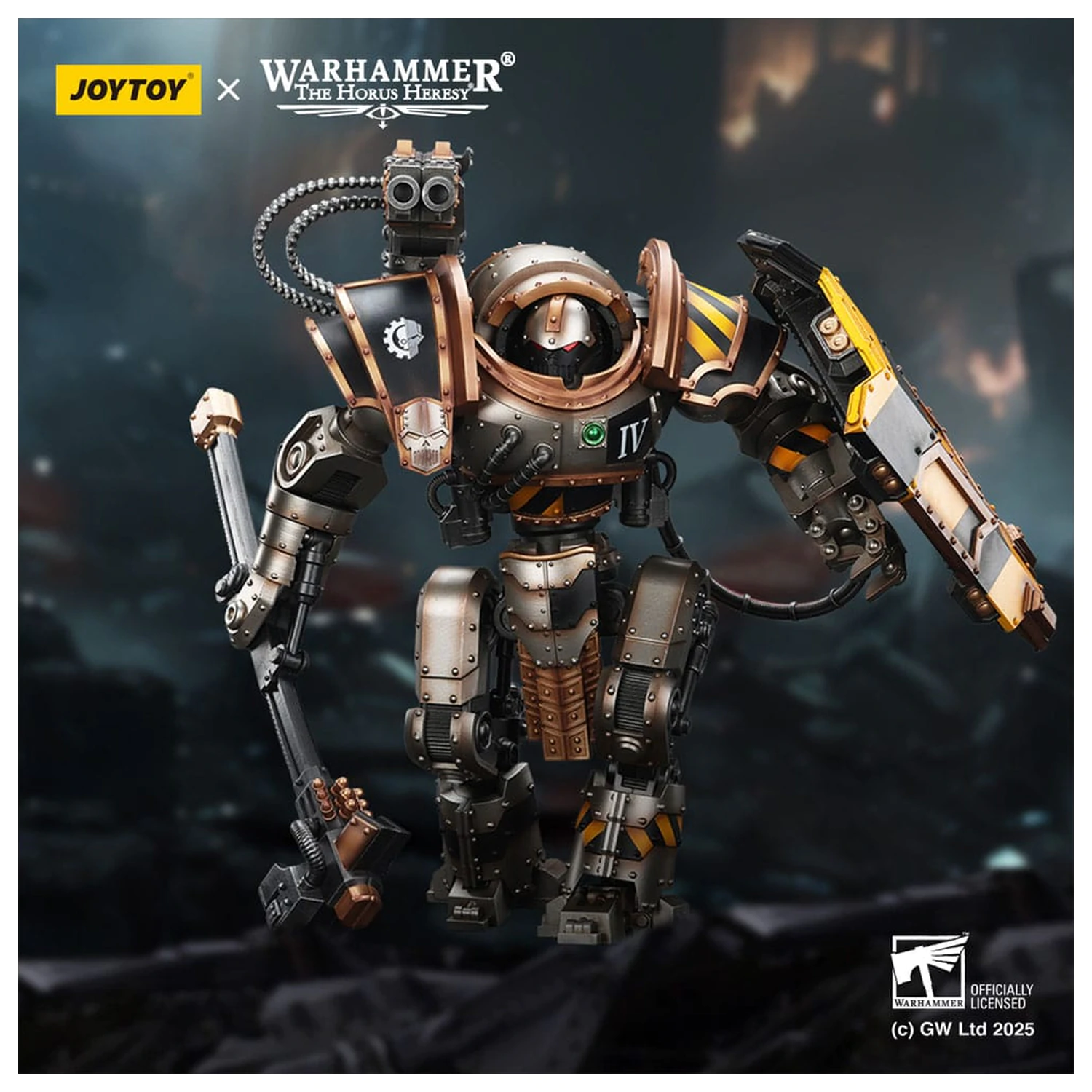 Warhammer The Horus Heresy Actionfigur Iron Warriors Iron Circle Domitar-Ferrum Klasse Battle-automata mit Karceri Battle Shield 24 Zentimeter Produktfoto