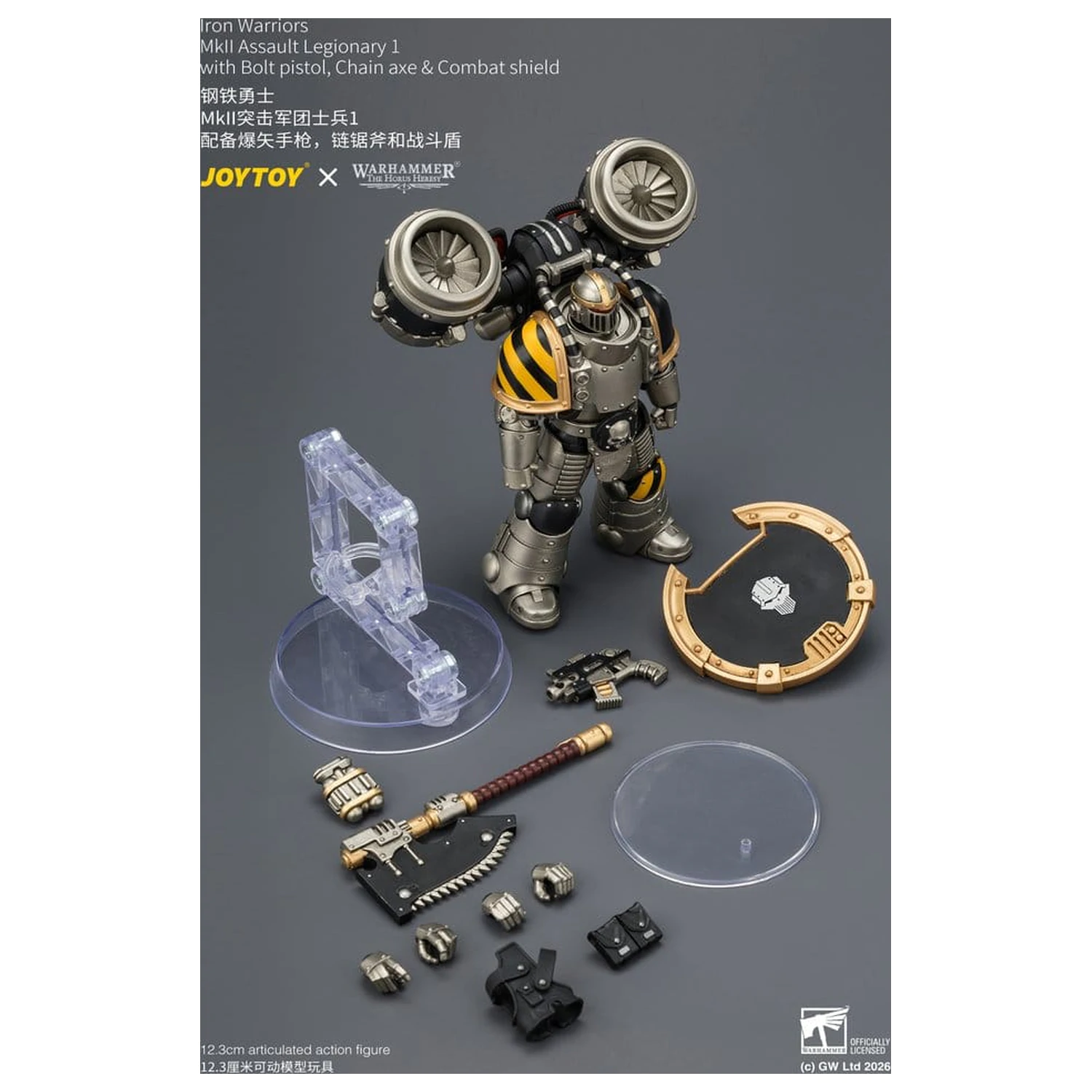 Warhammer The Horus Heresy Actionfigur Iron Warriors MkII Assault Legionär 1 12 cm Produktfoto