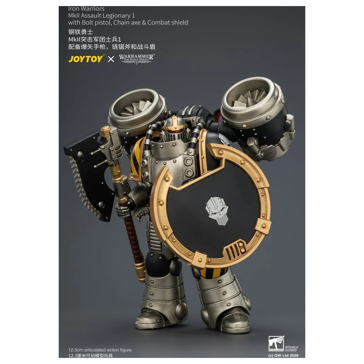 Warhammer The Horus Heresy Actionfigur Iron Warriors MkII Assault Legionär 1 12 cm Produktfoto