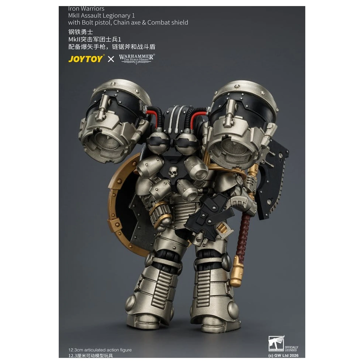 Warhammer The Horus Heresy Actionfigur Iron Warriors MkII Assault Legionär 1 12 cm Produktfoto