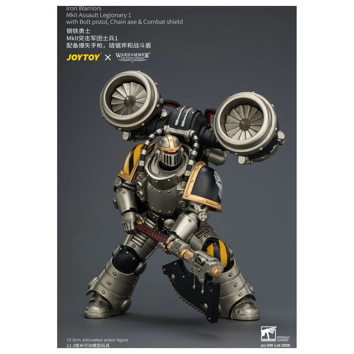 Warhammer The Horus Heresy Actionfigur Iron Warriors MkII Assault Legionär 1 12 cm Produktfoto
