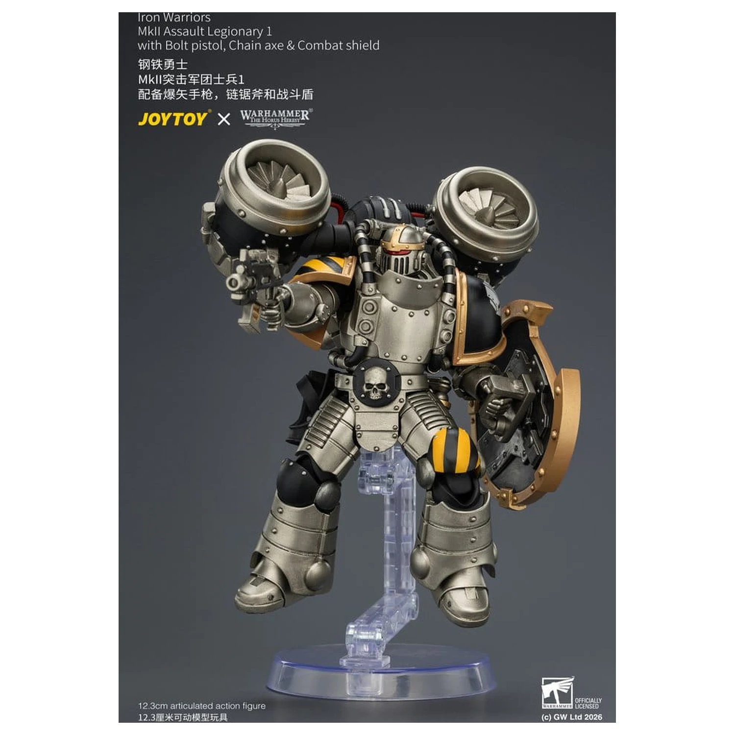 Warhammer The Horus Heresy Actionfigur Iron Warriors MkII Assault Legionär 1 12 cm Produktfoto