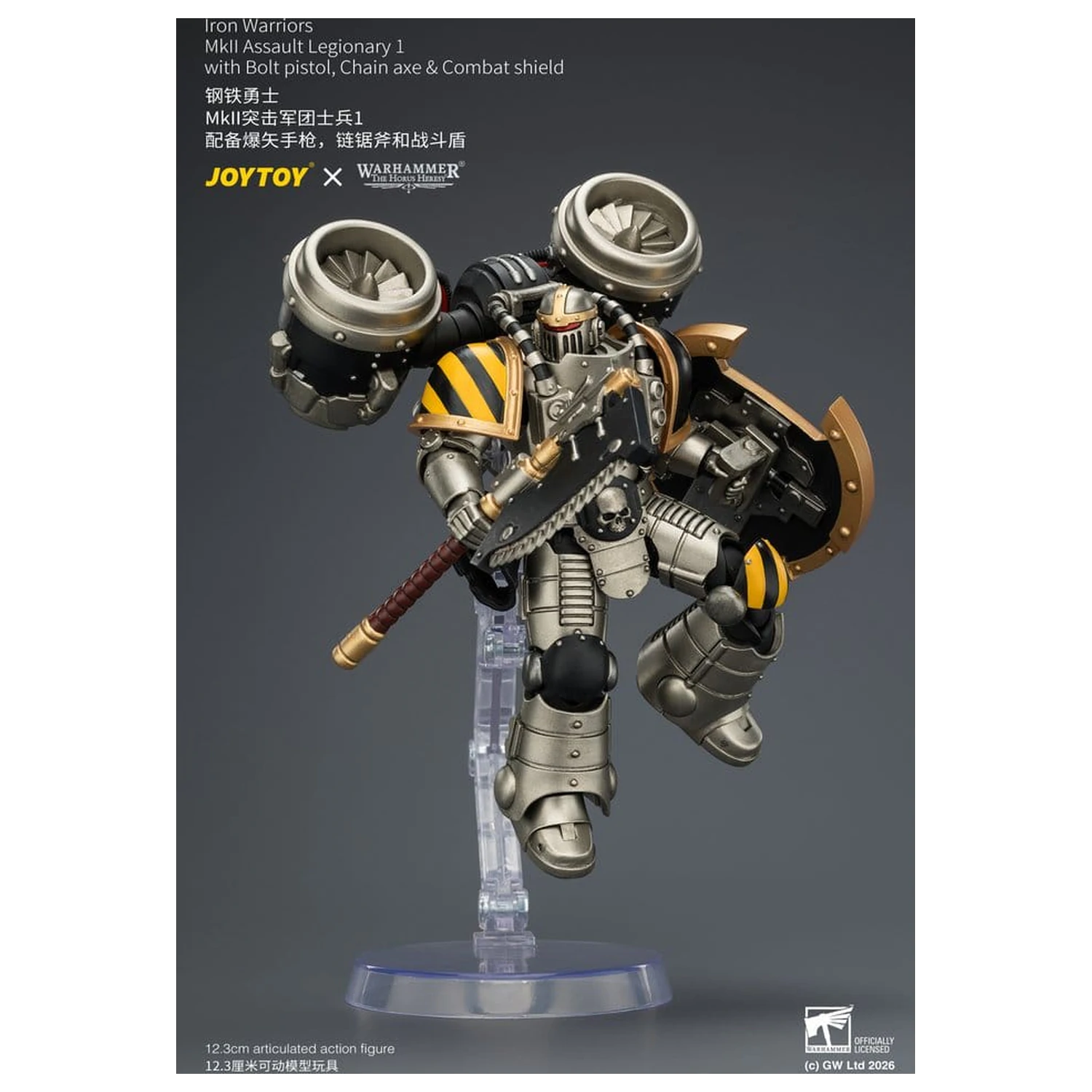 Warhammer The Horus Heresy Actionfigur Iron Warriors MkII Assault Legionär 1 12 cm Produktfoto