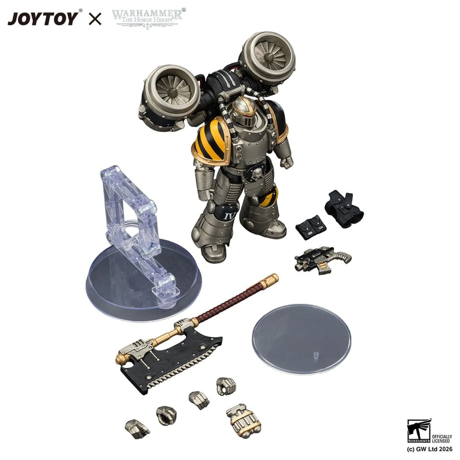 Warhammer The Horus Heresy Actionfigur Iron Warriors MkII Assault Legionär 2 12 cm Produktfoto