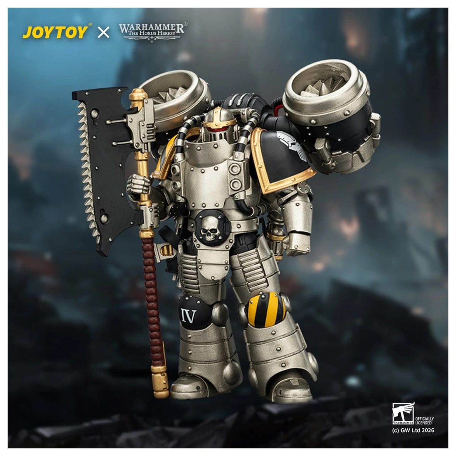 Warhammer The Horus Heresy Actionfigur Iron Warriors MkII Assault Legionär 2 12 cm Produktfoto
