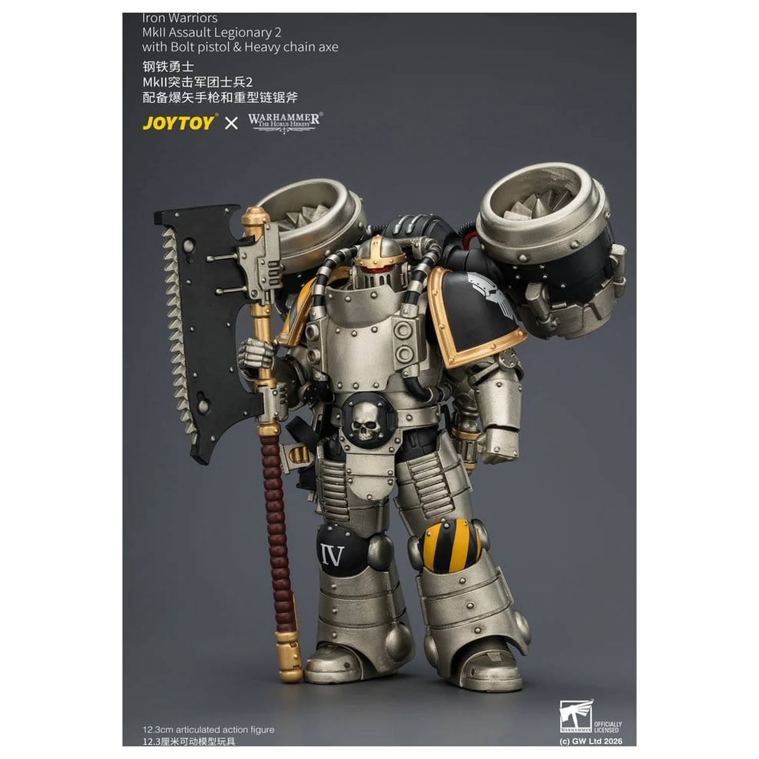 Warhammer The Horus Heresy Actionfigur Iron Warriors MkII Assault Legionär 2 12 cm Produktfoto