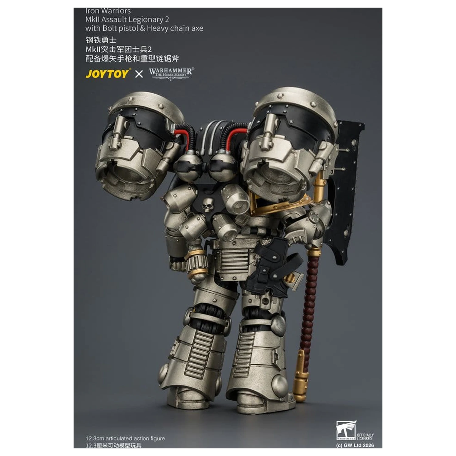 Warhammer The Horus Heresy Actionfigur Iron Warriors MkII Assault Legionär 2 12 cm Produktfoto