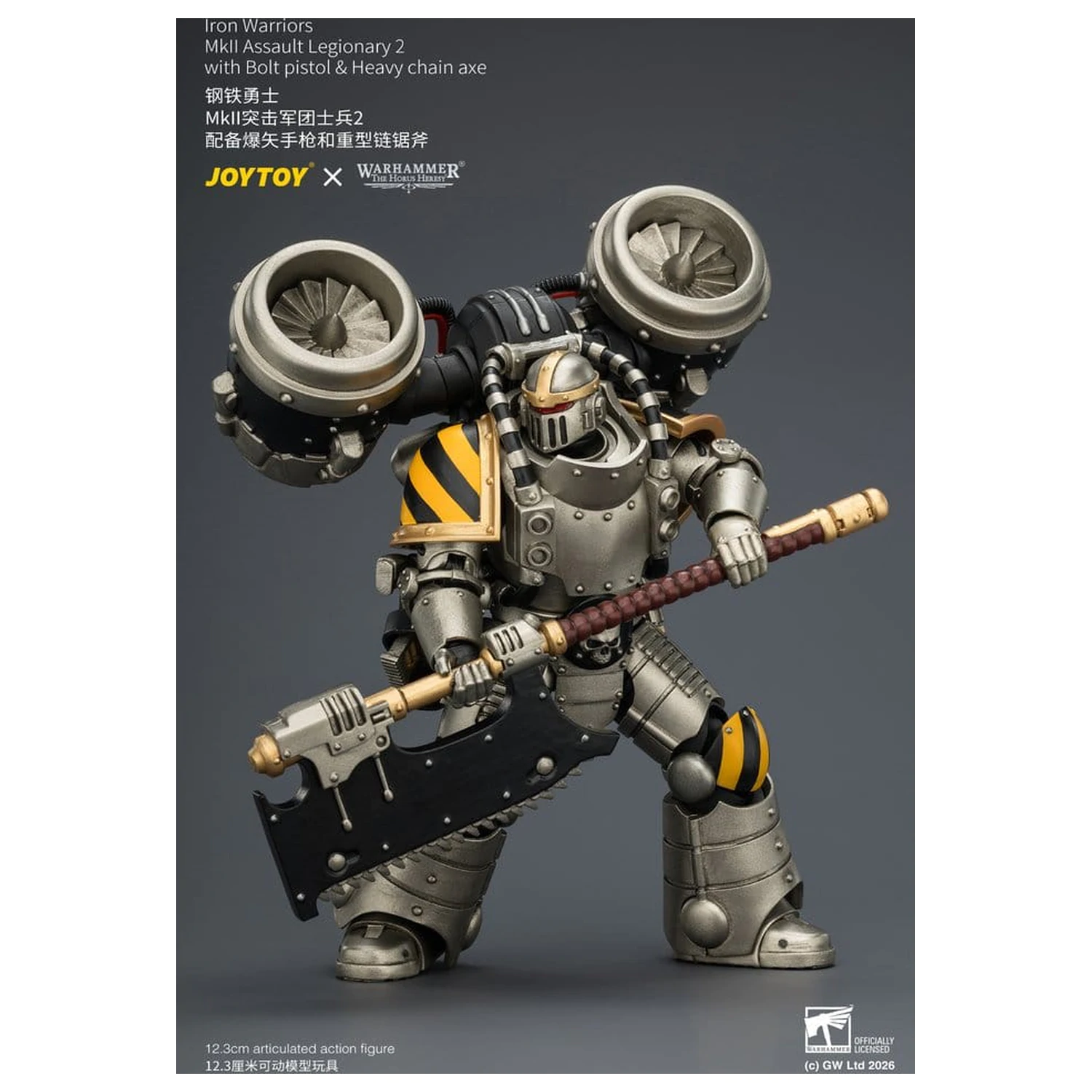 Warhammer The Horus Heresy Actionfigur Iron Warriors MkII Assault Legionär 2 12 cm Produktfoto