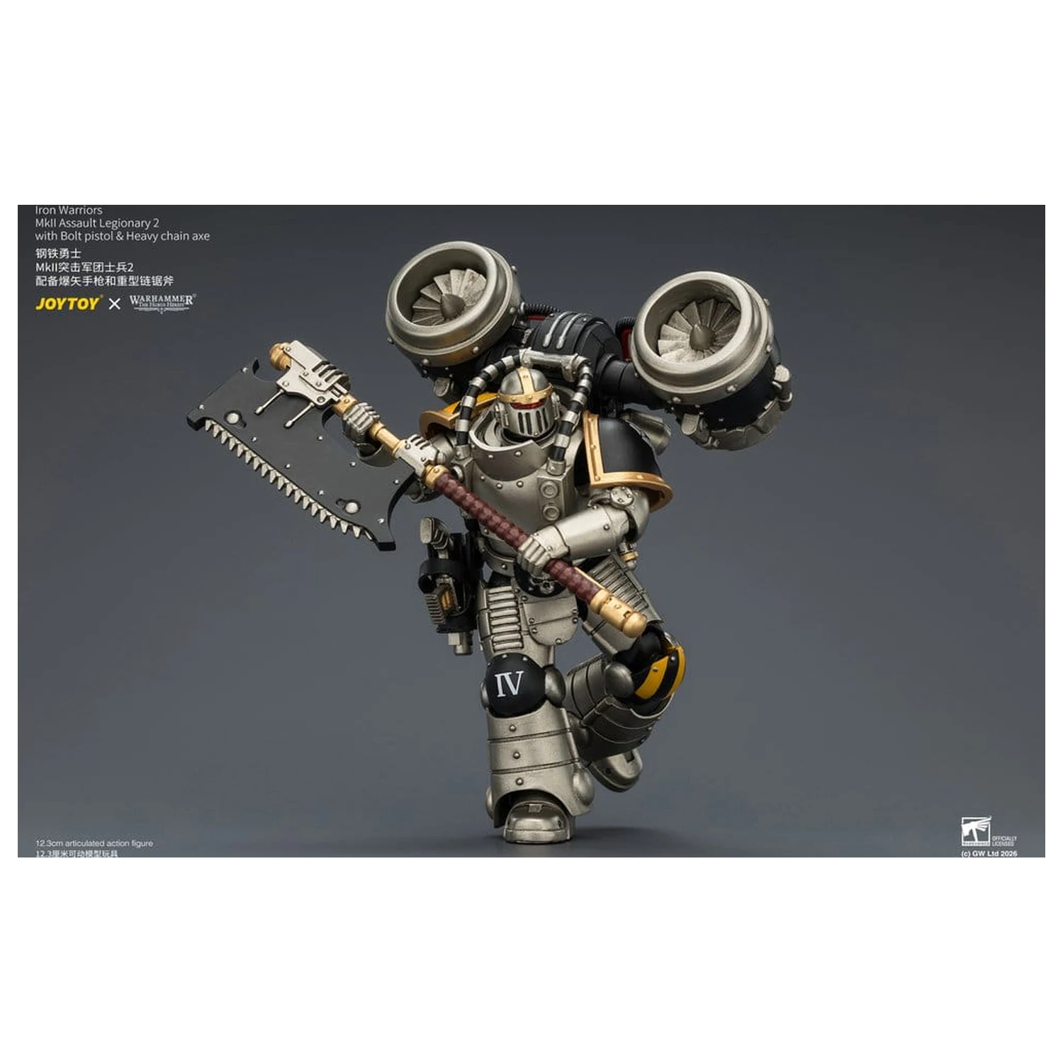 Warhammer The Horus Heresy Actionfigur Iron Warriors MkII Assault Legionär 2 12 cm Produktfoto