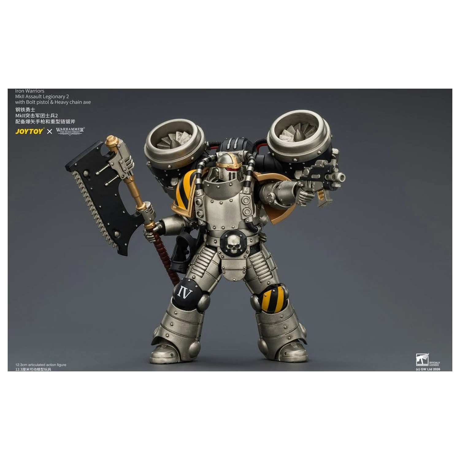 Warhammer The Horus Heresy Actionfigur Iron Warriors MkII Assault Legionär 2 12 cm Produktfoto