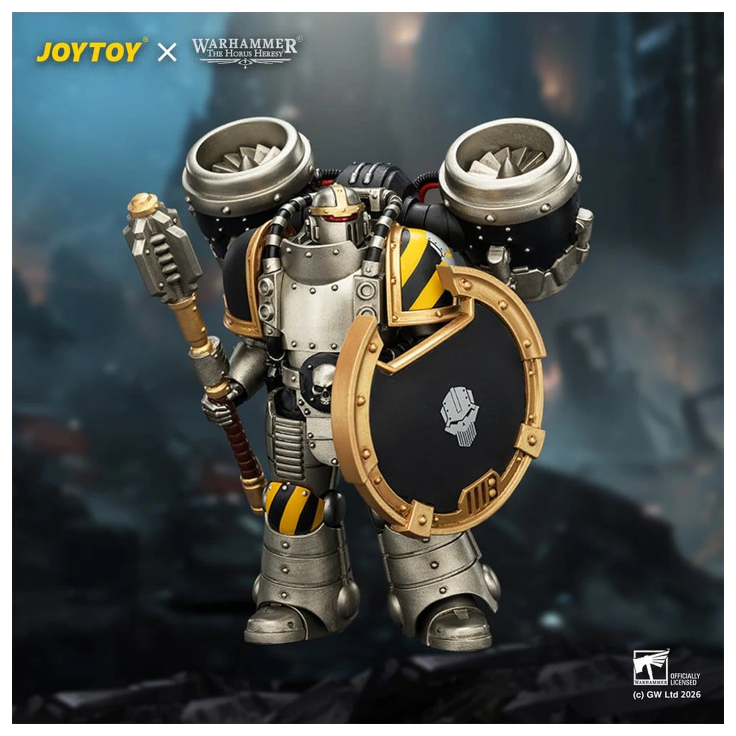 Warhammer The Horus Heresy Actionfigur Iron Warriors MkII Assault Sergeant 12 cm Produktfoto