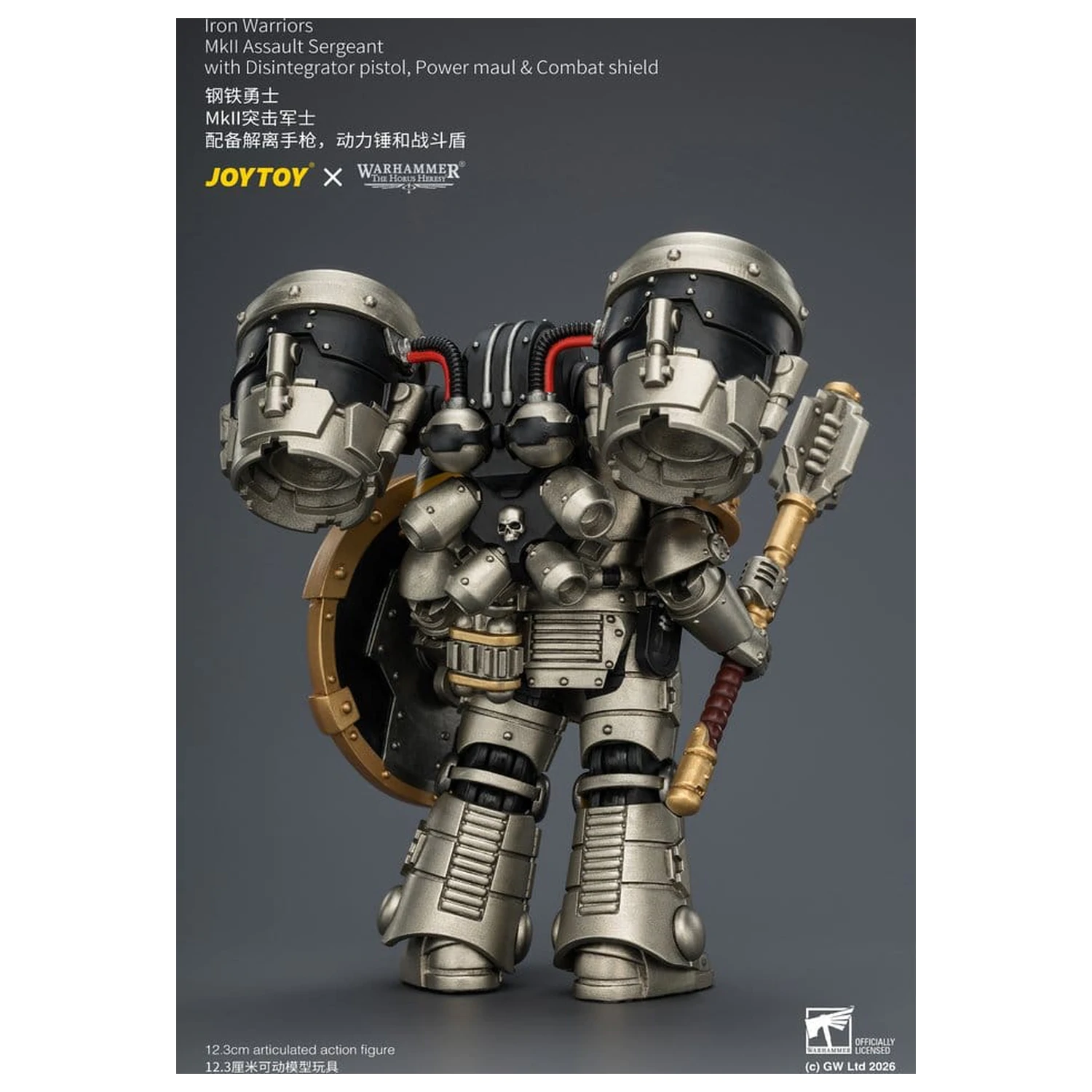 Warhammer The Horus Heresy Actionfigur Iron Warriors MkII Assault Sergeant 12 cm Produktfoto