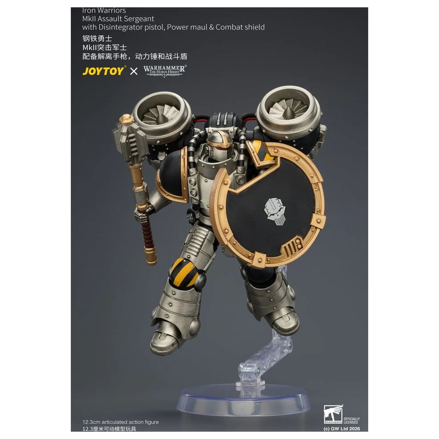 Warhammer The Horus Heresy Actionfigur Iron Warriors MkII Assault Sergeant 12 cm Produktfoto