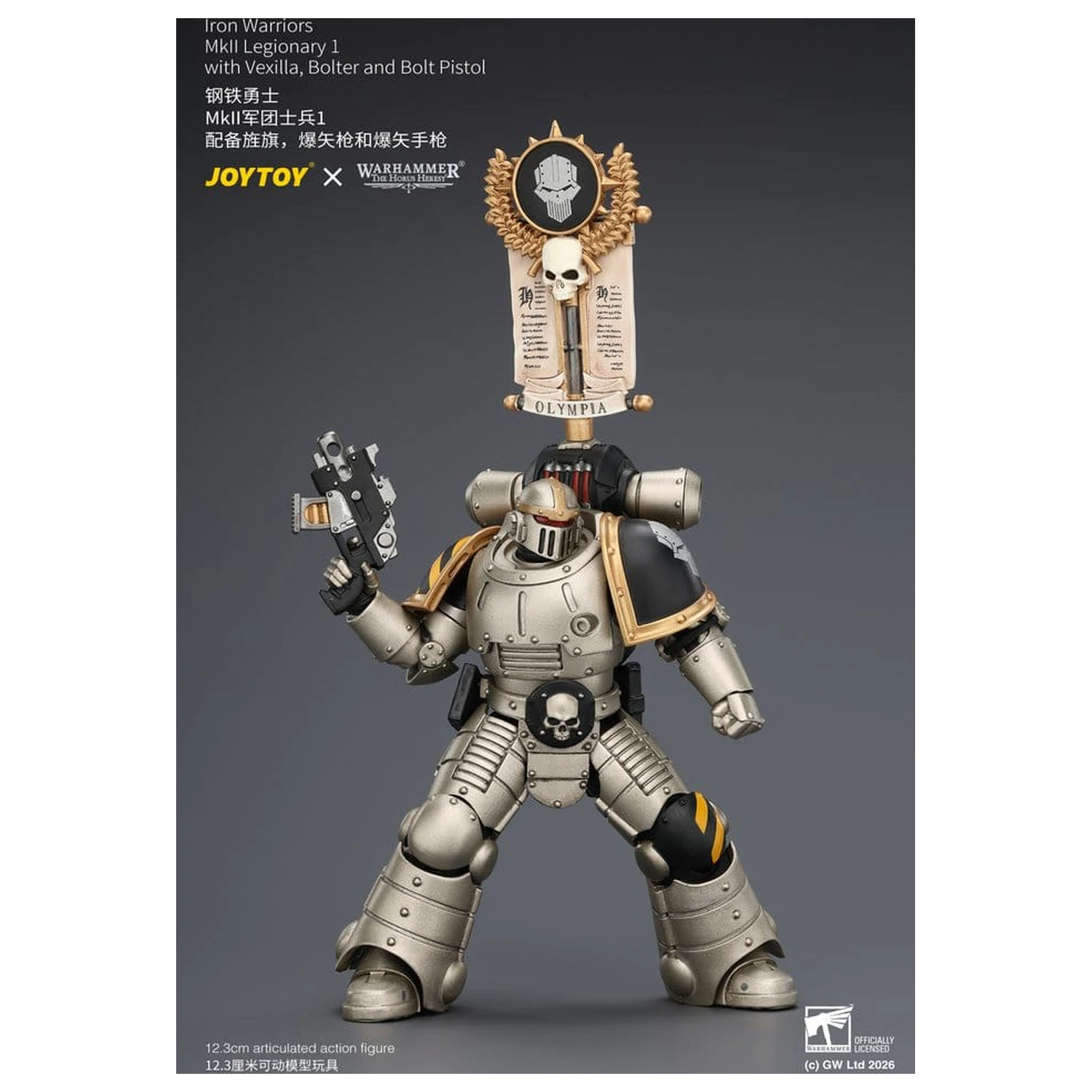 Warhammer The Horus Heresy Actionfigur Iron Warriors MkII Legionär 1 12 cm Produktfoto