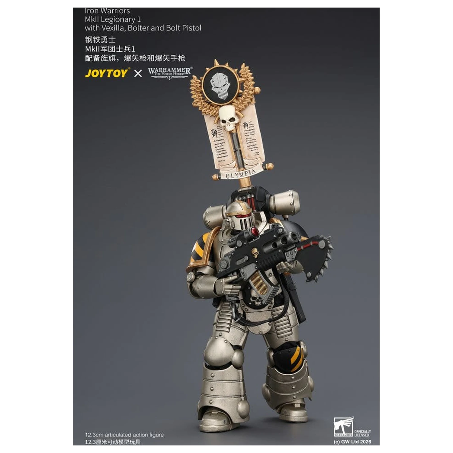 Warhammer The Horus Heresy Actionfigur Iron Warriors MkII Legionär 1 12 cm Produktfoto