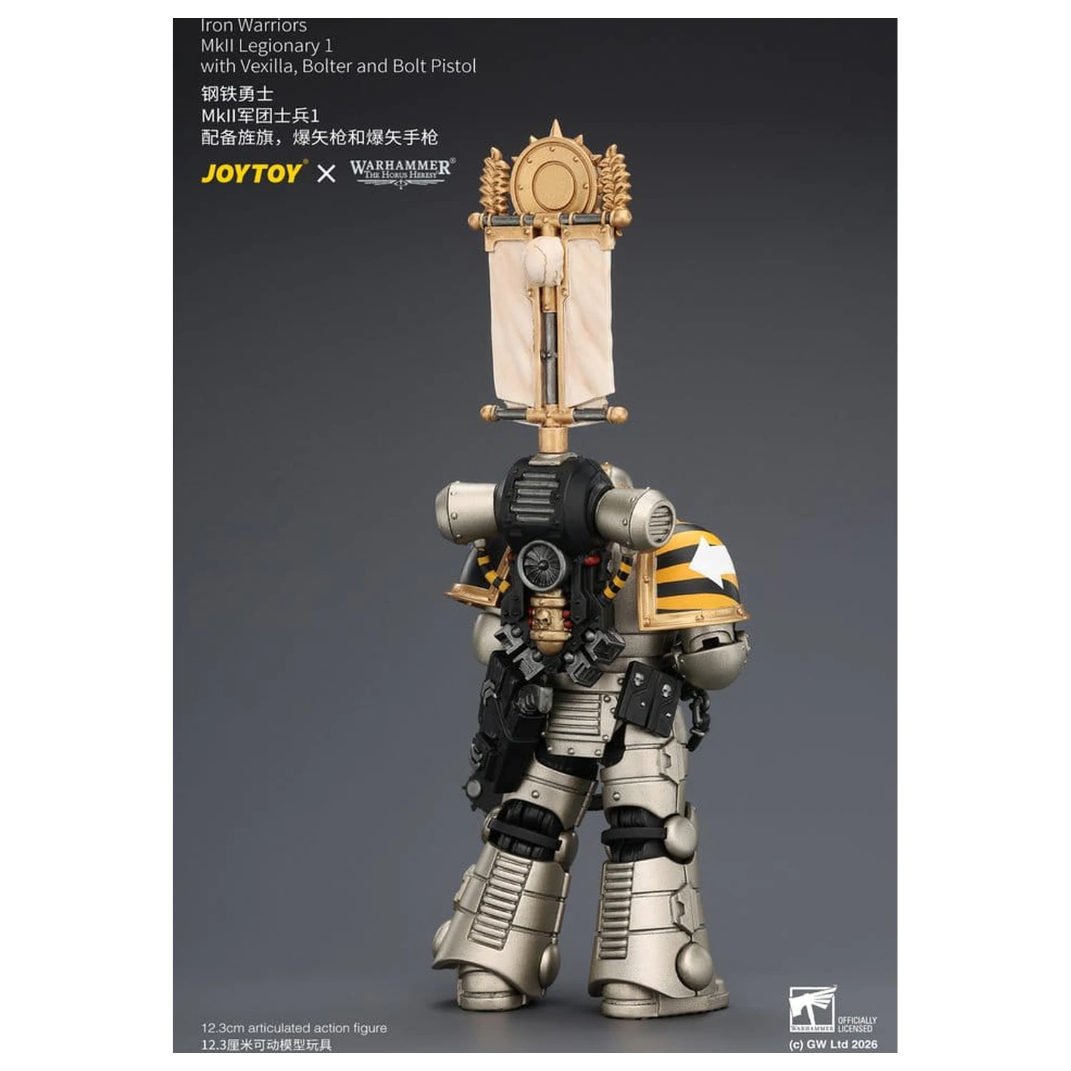 Warhammer The Horus Heresy Actionfigur Iron Warriors MkII Legionär 1 12 cm Produktfoto