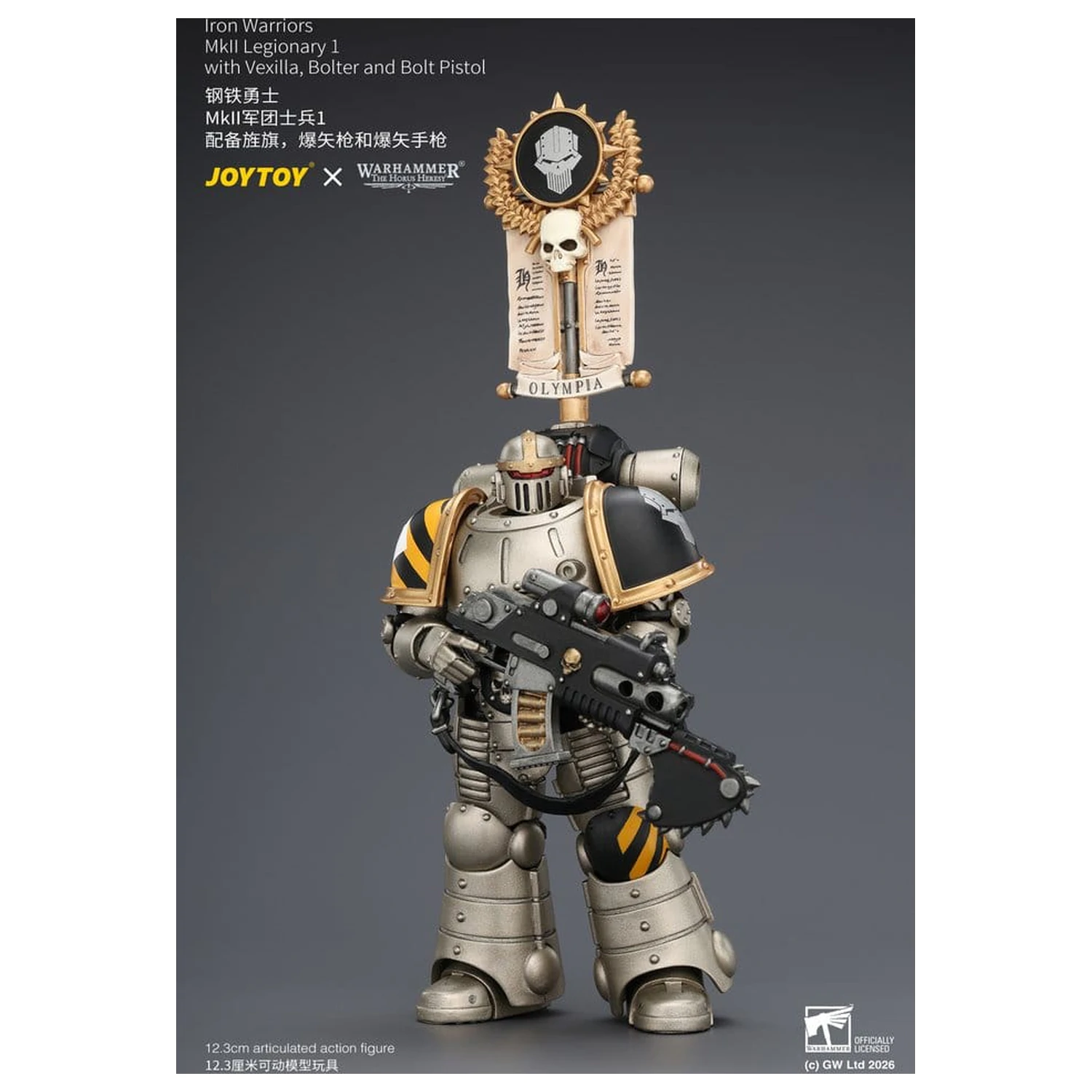 Warhammer The Horus Heresy Actionfigur Iron Warriors MkII Legionär 1 12 cm Produktfoto