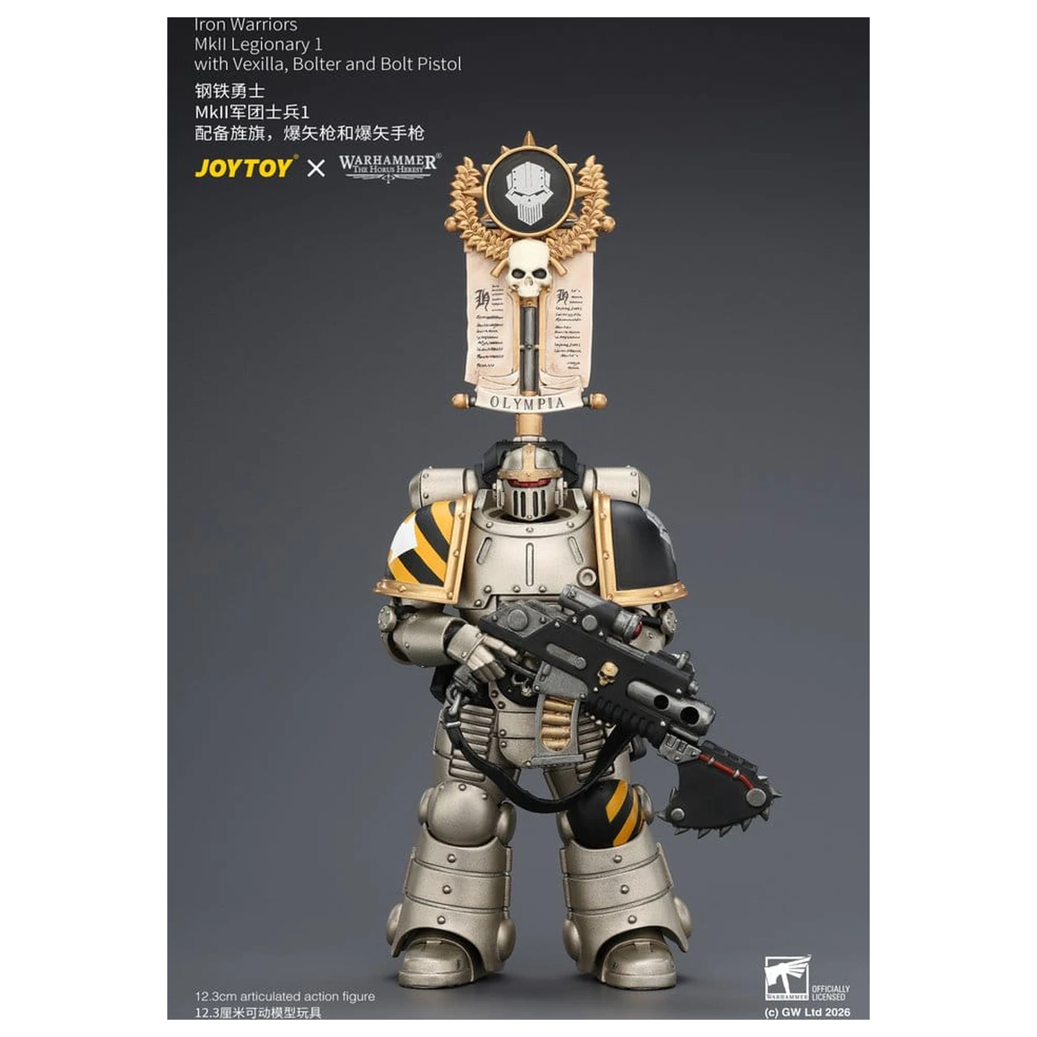 Warhammer The Horus Heresy Actionfigur Iron Warriors MkII Legionär 1 12 cm Produktfoto