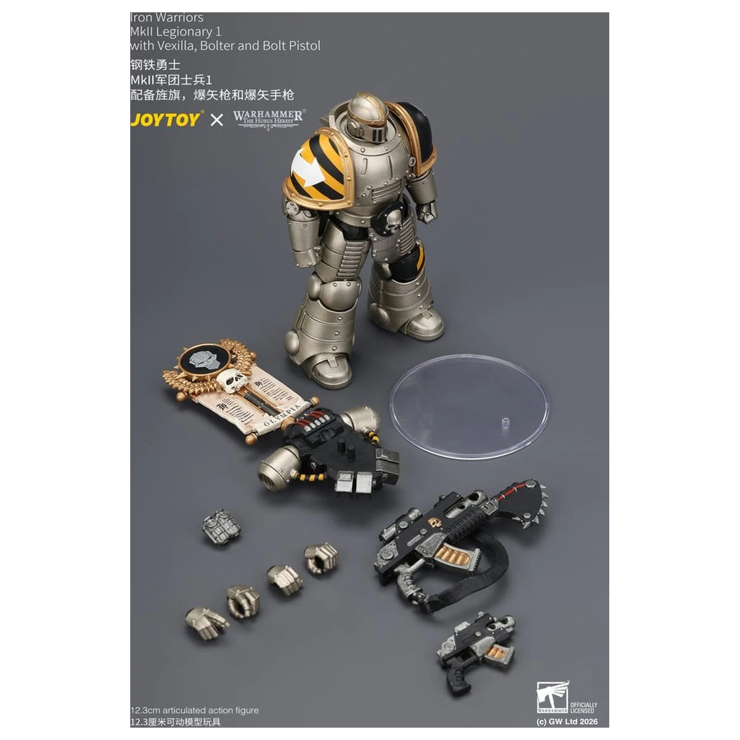 Warhammer The Horus Heresy Actionfigur Iron Warriors MkII Legionär 1 12 cm Produktfoto