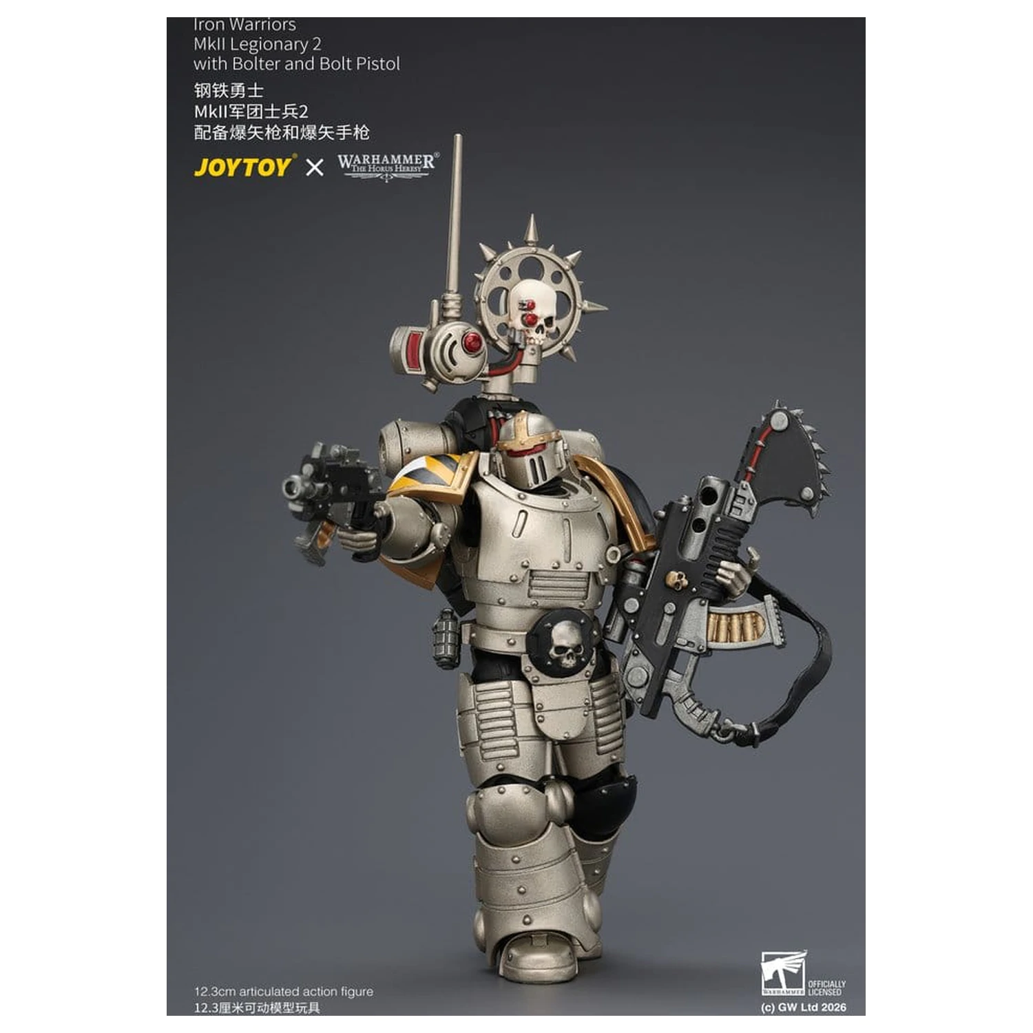 Warhammer The Horus Heresy Actionfigur Iron Warriors MkII Legionär 2 12 cm Produktfoto