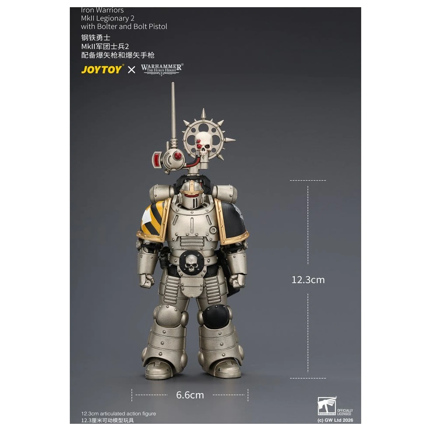 Warhammer The Horus Heresy Actionfigur Iron Warriors MkII Legionär 2 12 cm Produktfoto