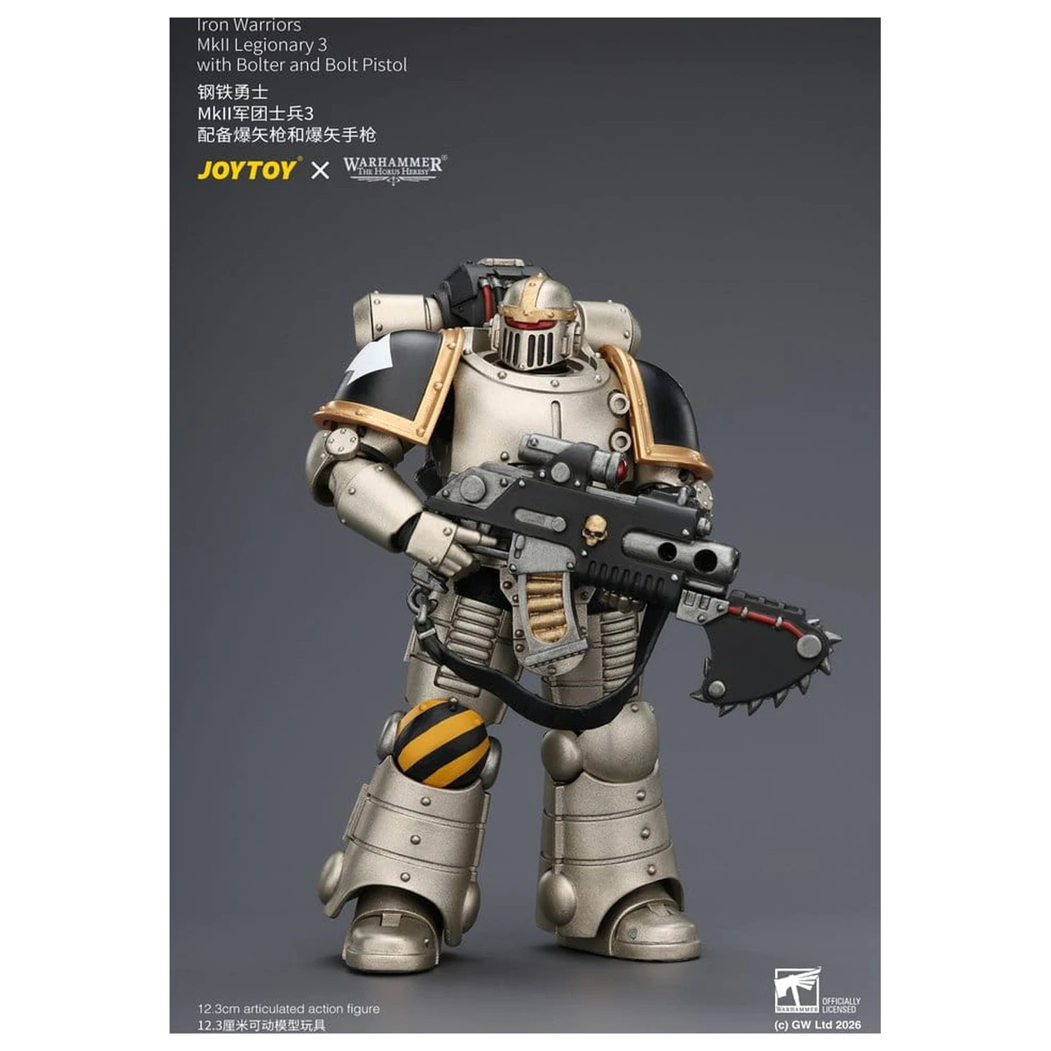 Warhammer The Horus Heresy Actionfigur Iron Warriors MkII Legionär 3 12 cm Produktfoto