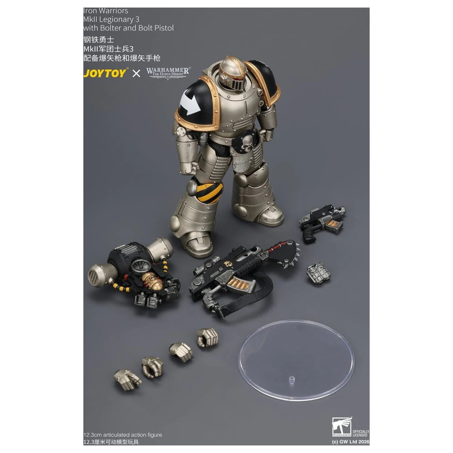 Warhammer The Horus Heresy Actionfigur Iron Warriors MkII Legionär 3 12 cm Produktfoto