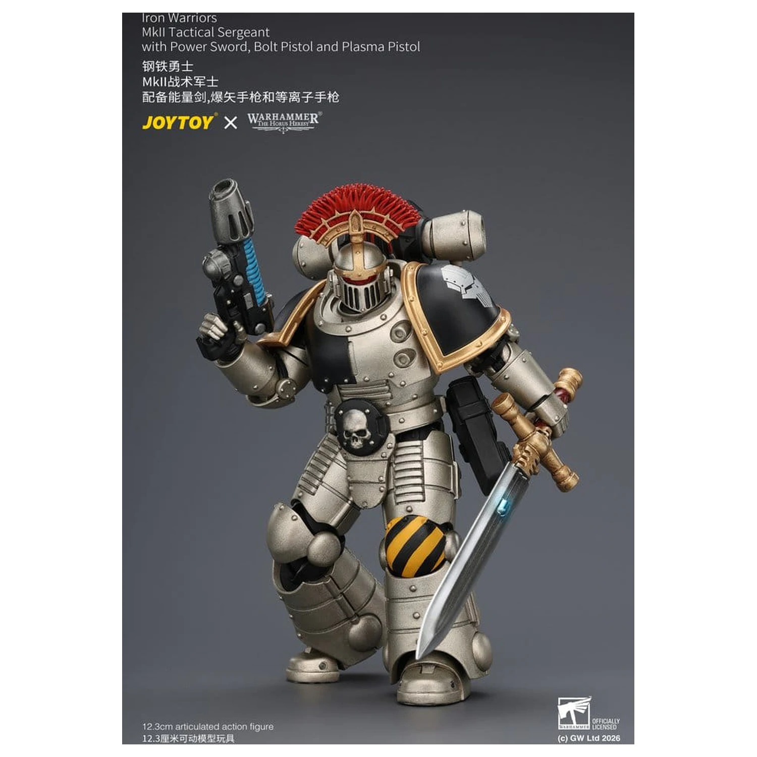 Warhammer The Horus Heresy Actionfigur Iron Warriors MkII Tactical Sergeant 12 cm Produktfoto