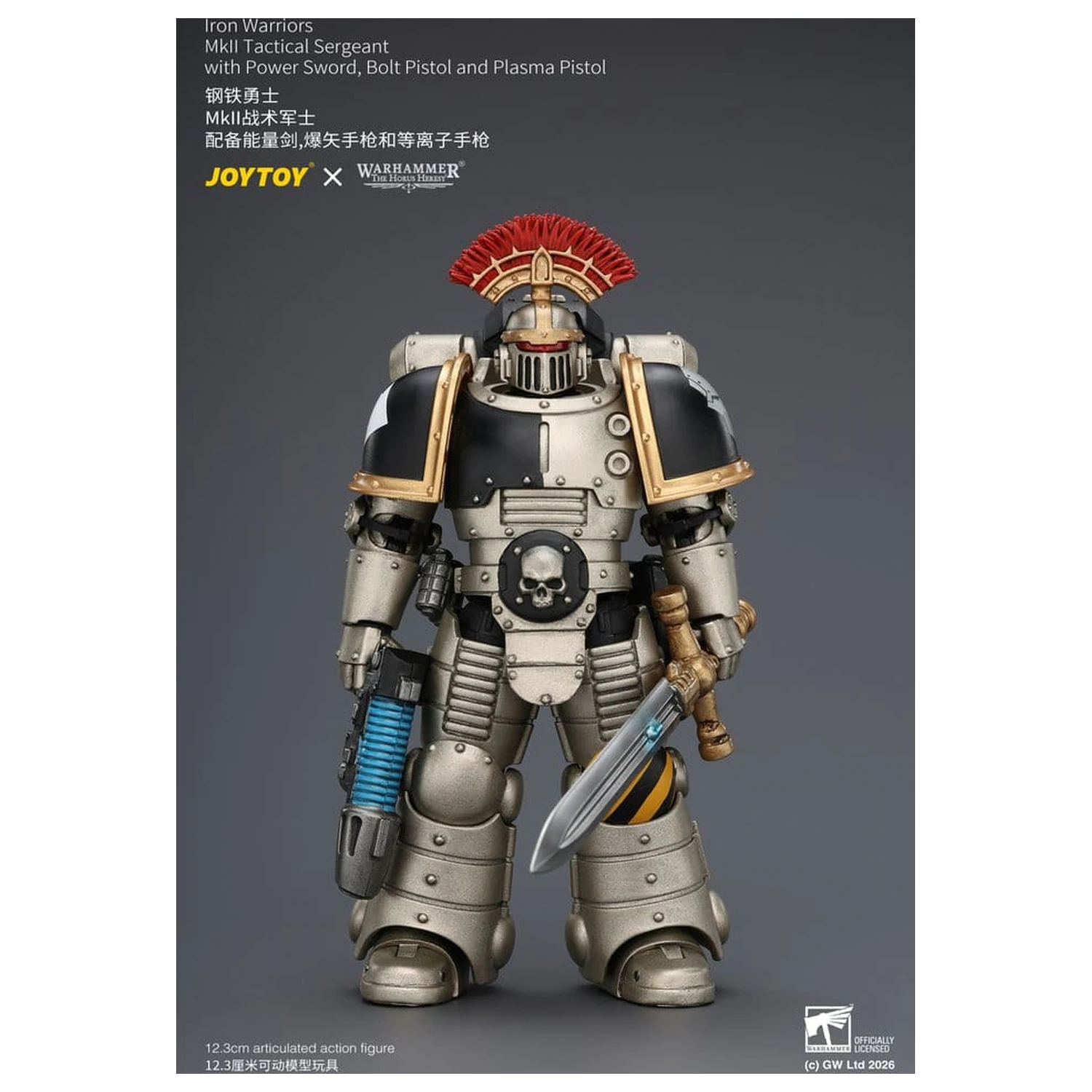 Warhammer The Horus Heresy Actionfigur Iron Warriors MkII Tactical Sergeant 12 cm Produktfoto