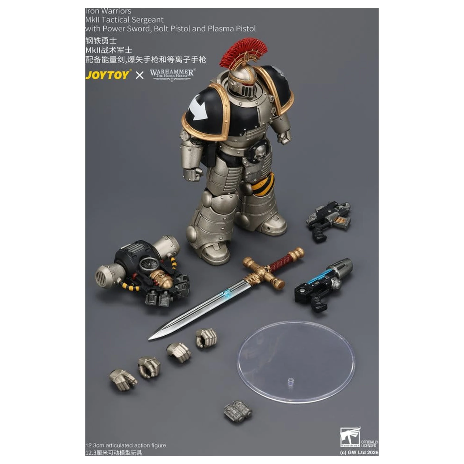 Warhammer The Horus Heresy Actionfigur Iron Warriors MkII Tactical Sergeant 12 cm Produktfoto