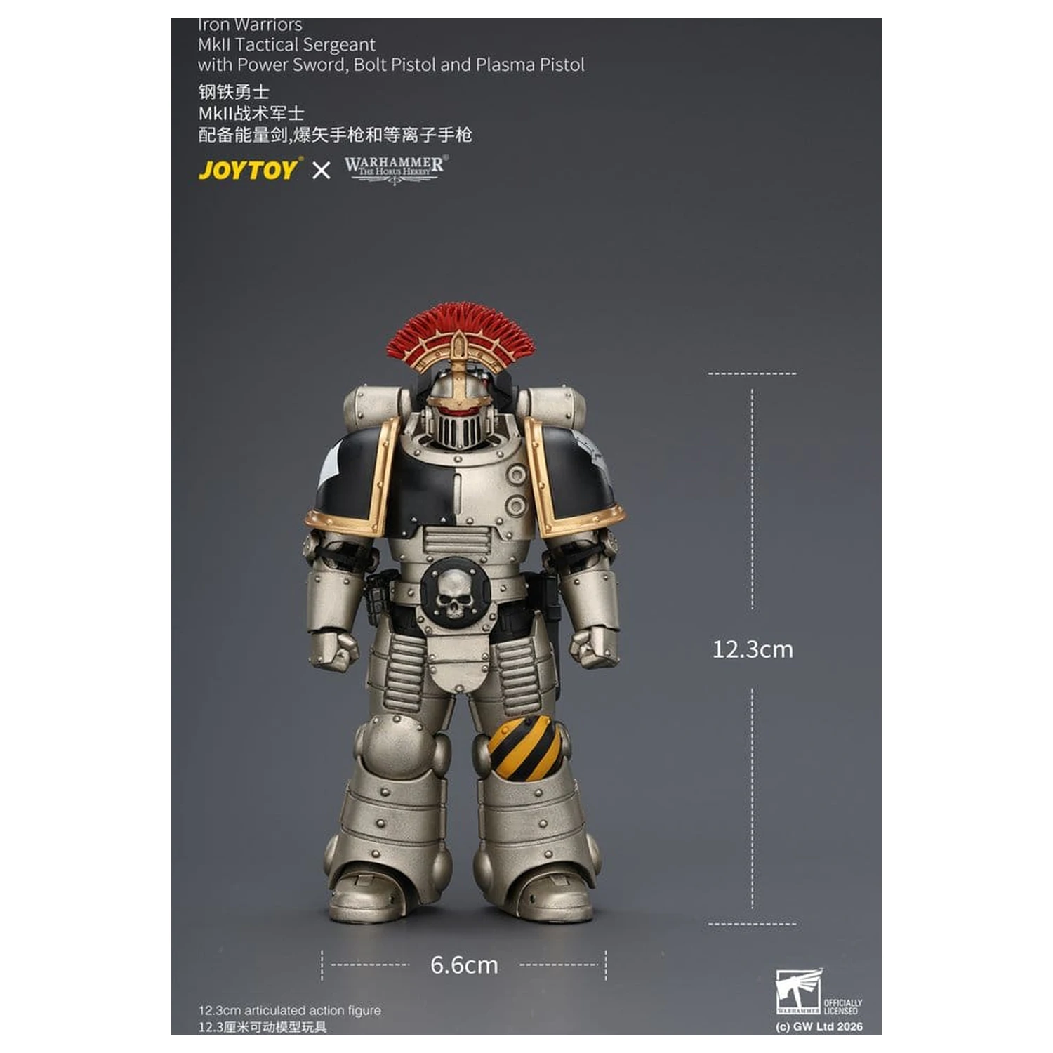 Warhammer The Horus Heresy Actionfigur Iron Warriors MkII Tactical Sergeant 12 cm Produktfoto