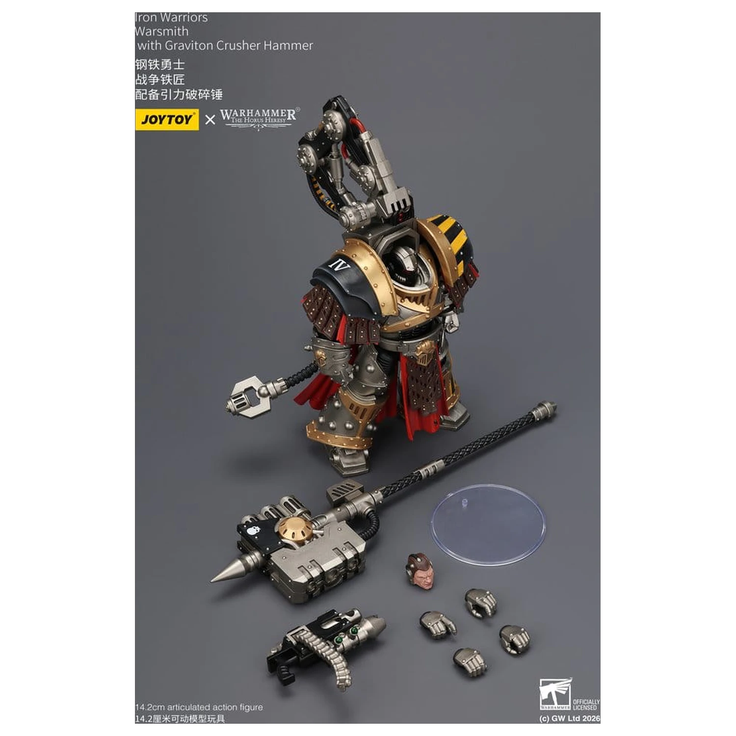 Warhammer The Horus Heresy Actionfigur Iron Warriors Warsmith 14 cm Produktfoto