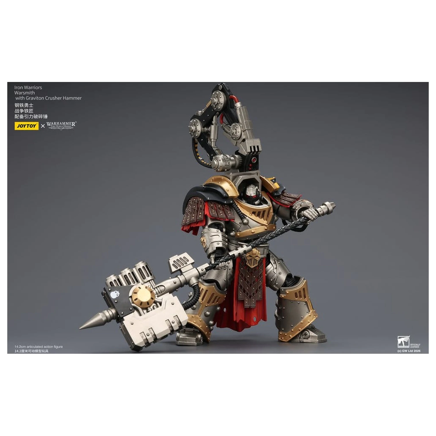 Warhammer The Horus Heresy Actionfigur Iron Warriors Warsmith 14 cm Produktfoto
