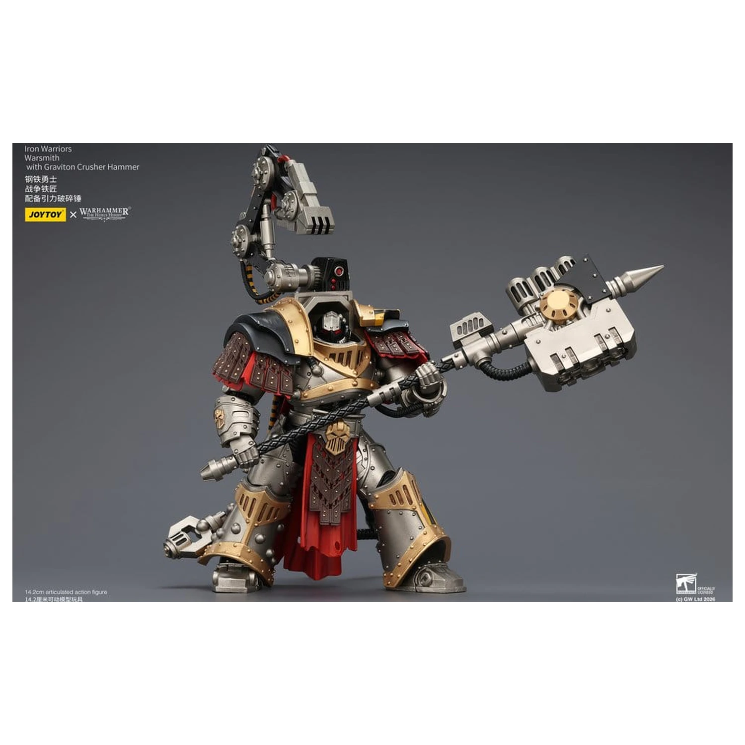 Warhammer The Horus Heresy Actionfigur Iron Warriors Warsmith 14 cm Produktfoto