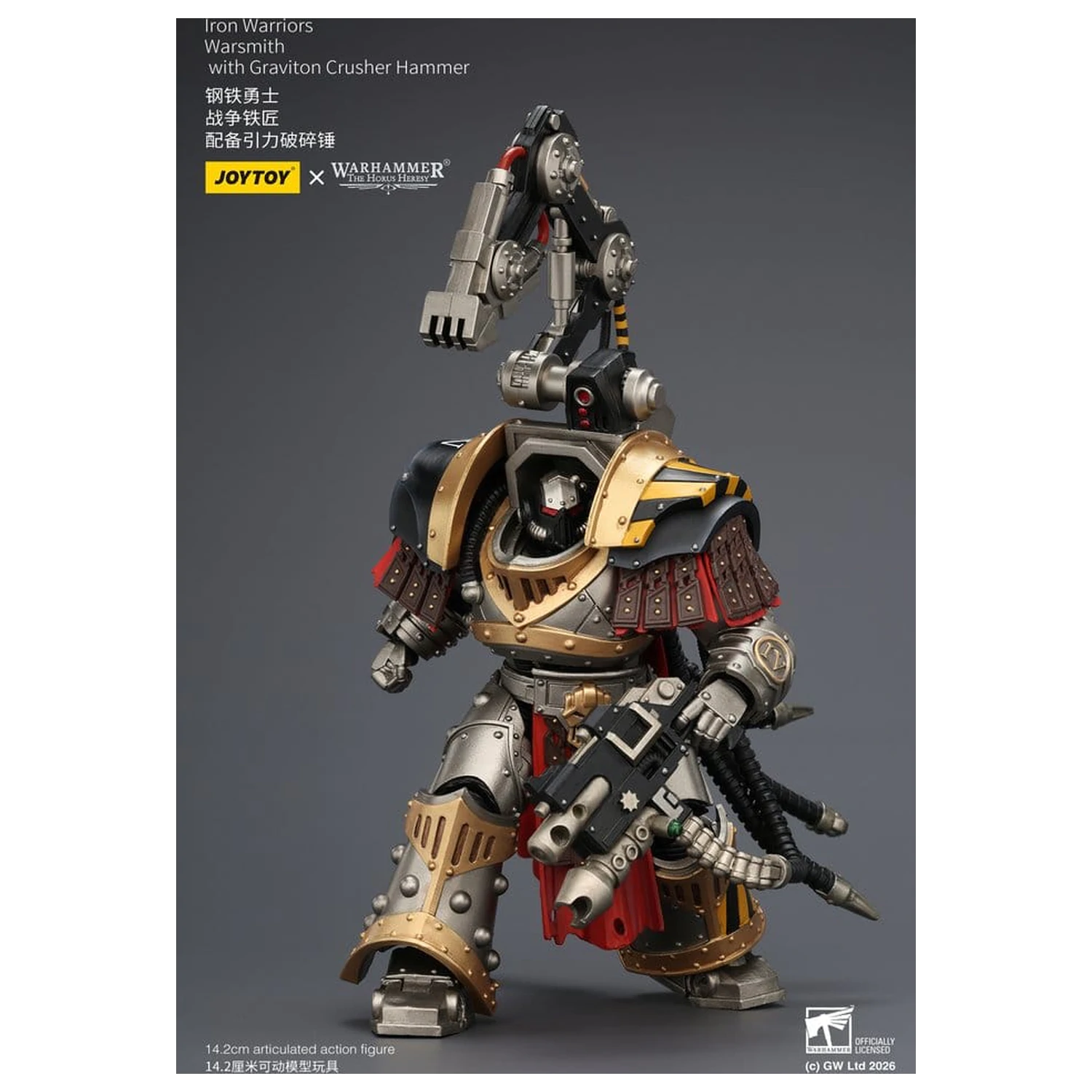 Warhammer The Horus Heresy Actionfigur Iron Warriors Warsmith 14 cm Produktfoto