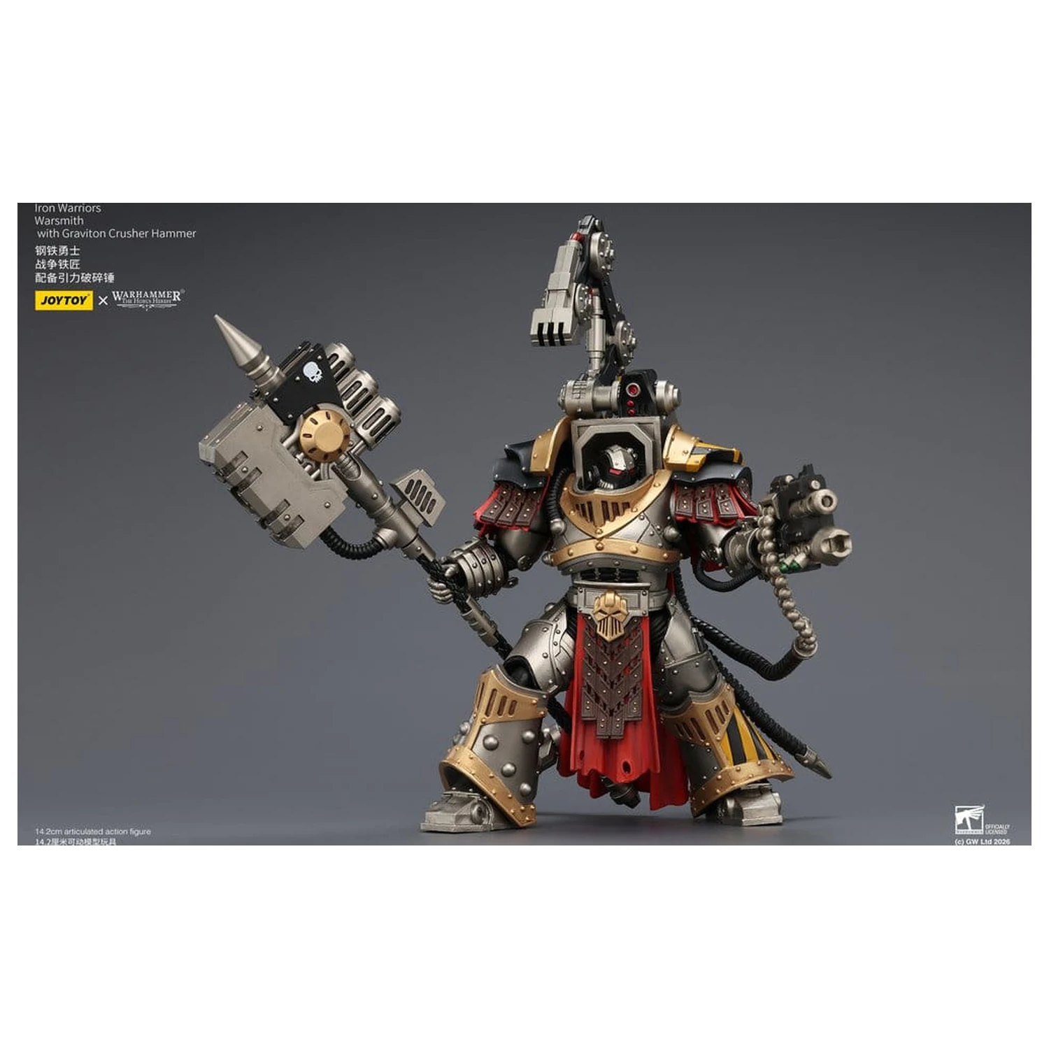 Warhammer The Horus Heresy Actionfigur Iron Warriors Warsmith 14 cm Produktfoto