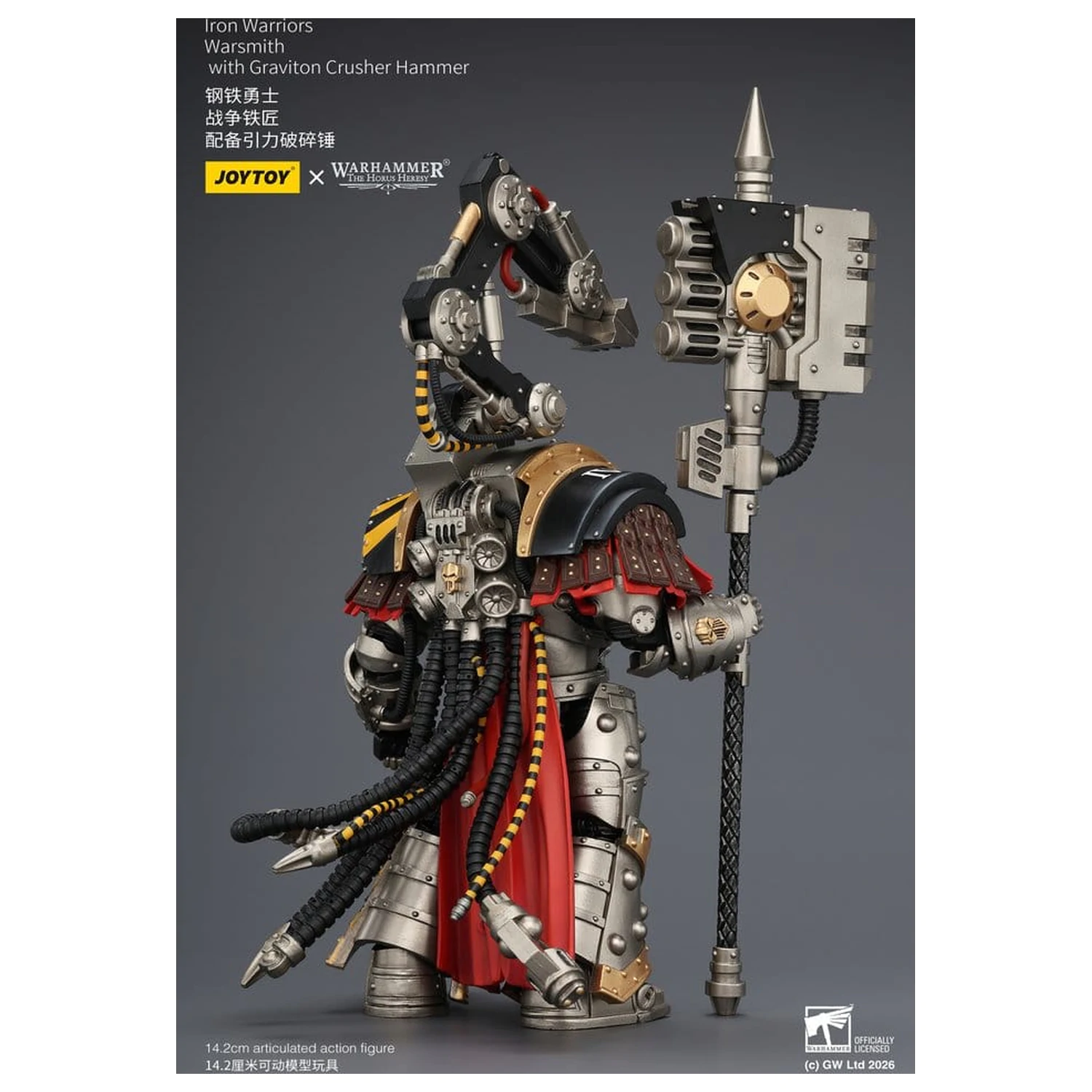 Warhammer The Horus Heresy Actionfigur Iron Warriors Warsmith 14 cm Produktfoto