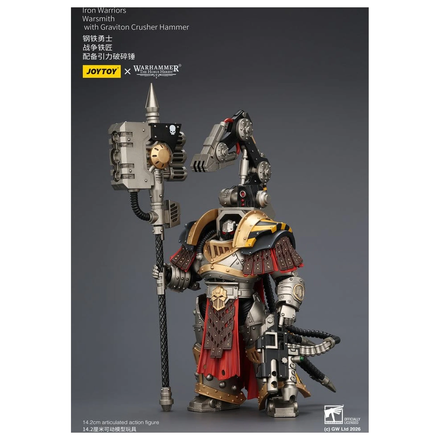 Warhammer The Horus Heresy Actionfigur Iron Warriors Warsmith 14 cm Produktfoto