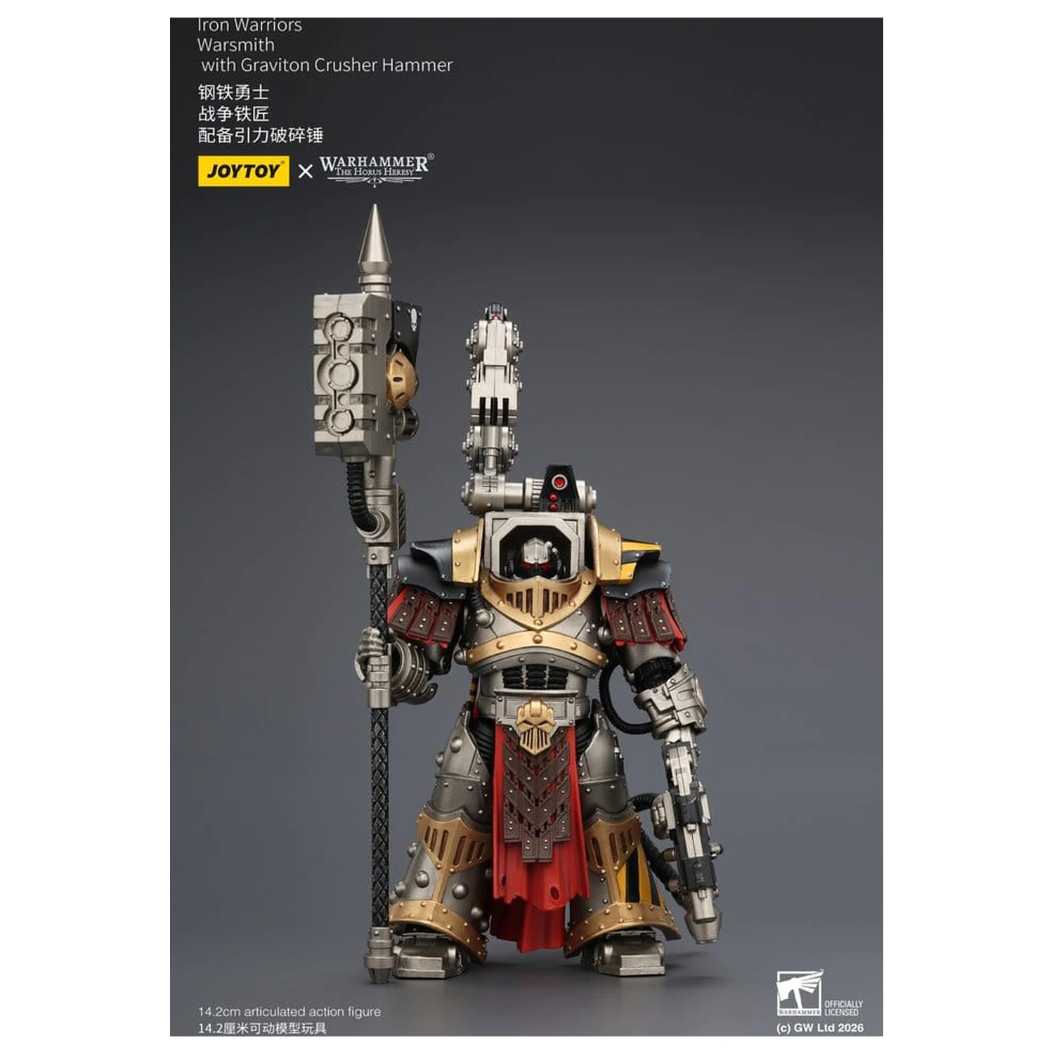 Warhammer The Horus Heresy Actionfigur Iron Warriors Warsmith 14 cm Produktfoto