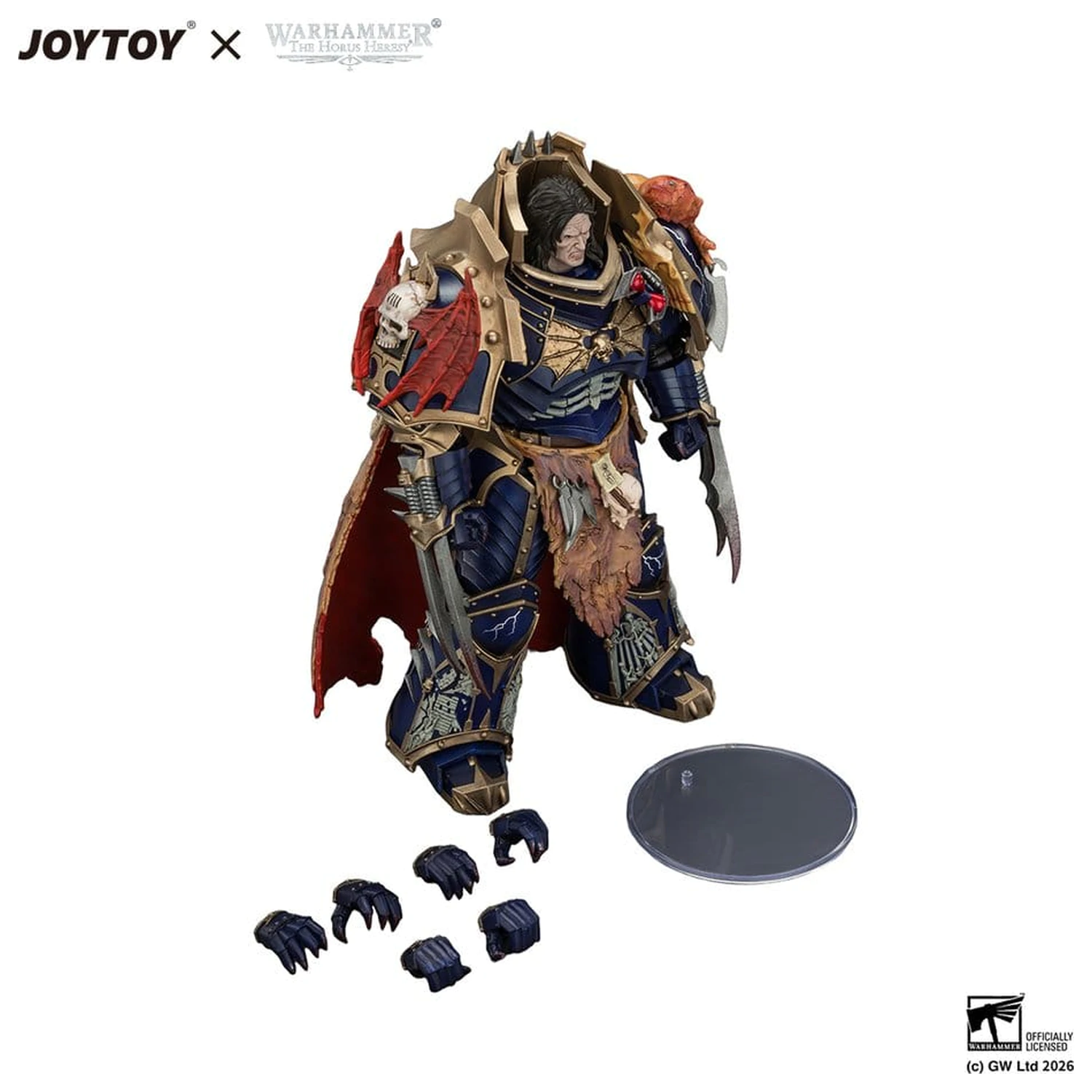 Warhammer The Horus Heresy Actionfigur Night Lords Konrad Curze Primarch of the Night Lords Legion 19 cm Produktfoto