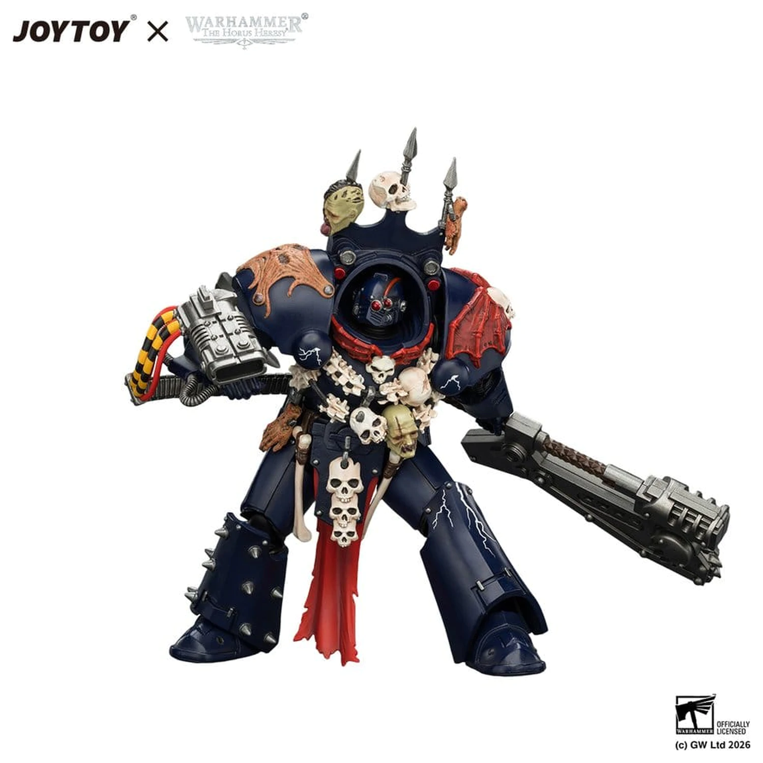 Warhammer The Horus Heresy Actionfigur Night Lords Legion Praetor in Tartaros Terminator Armour 14 cm Produktfoto