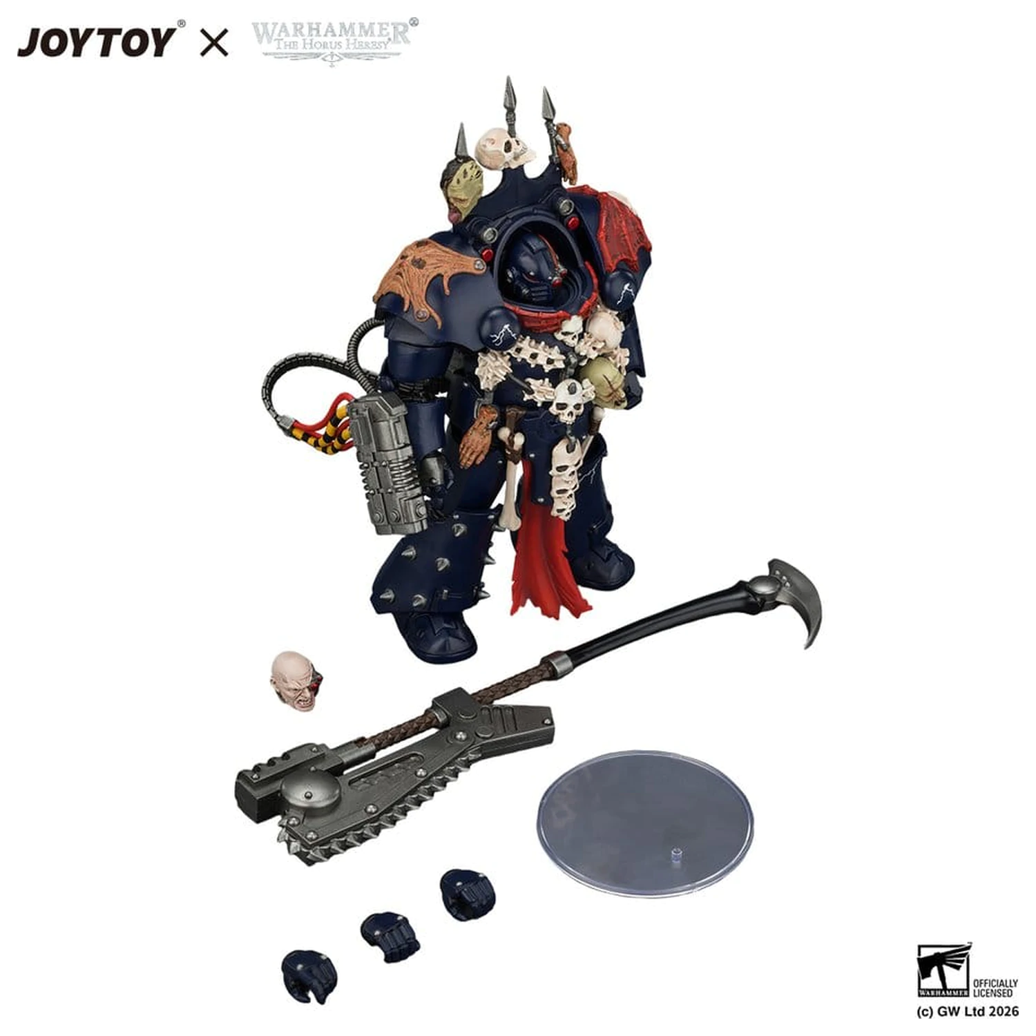 Warhammer The Horus Heresy Actionfigur Night Lords Legion Praetor in Tartaros Terminator Armour 14 cm Produktfoto