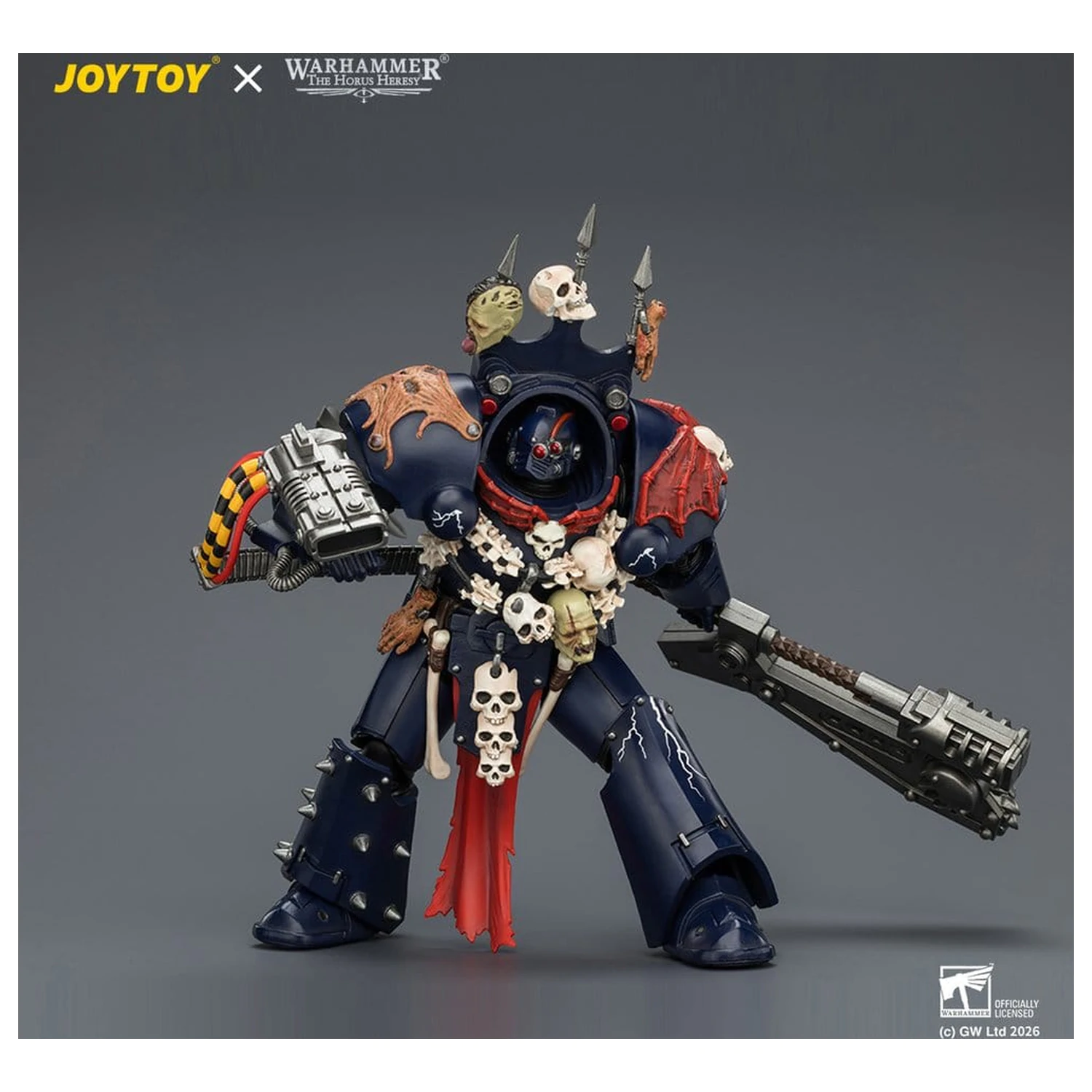 Warhammer The Horus Heresy Actionfigur Night Lords Legion Praetor in Tartaros Terminator Armour 14 cm Produktfoto