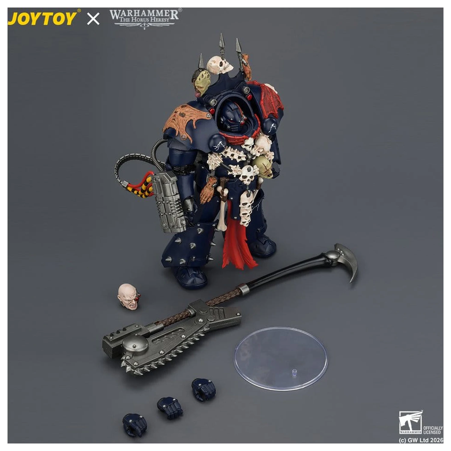 Warhammer The Horus Heresy Actionfigur Night Lords Legion Praetor in Tartaros Terminator Armour 14 cm Produktfoto
