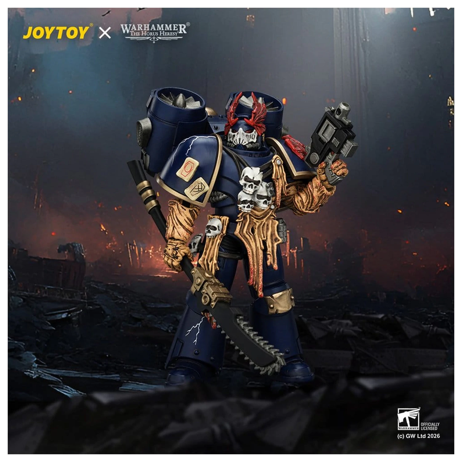 Warhammer The Horus Heresy Actionfigur Night Lords Night Raptor Huntmaster 12 cm Produktfoto