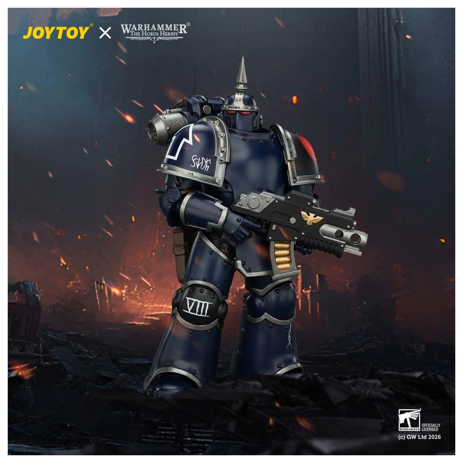 Warhammer The Horus Heresy Actionfigur Night Lords Tactical Legionary MK III 12 cm Produktfoto