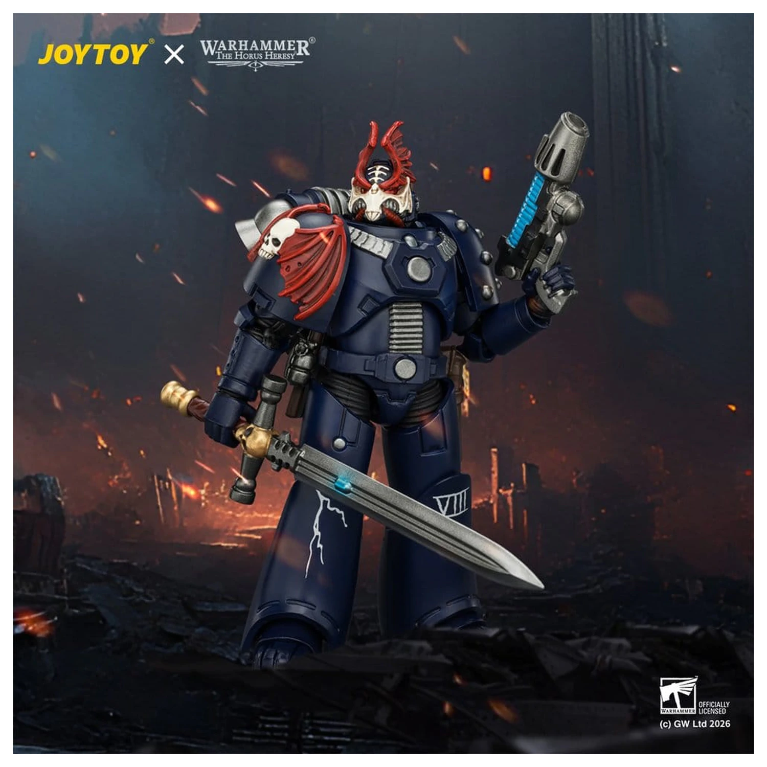 Warhammer The Horus Heresy Actionfigur Night Lords Tactical Legionary MKVI 12 cm Produktfoto