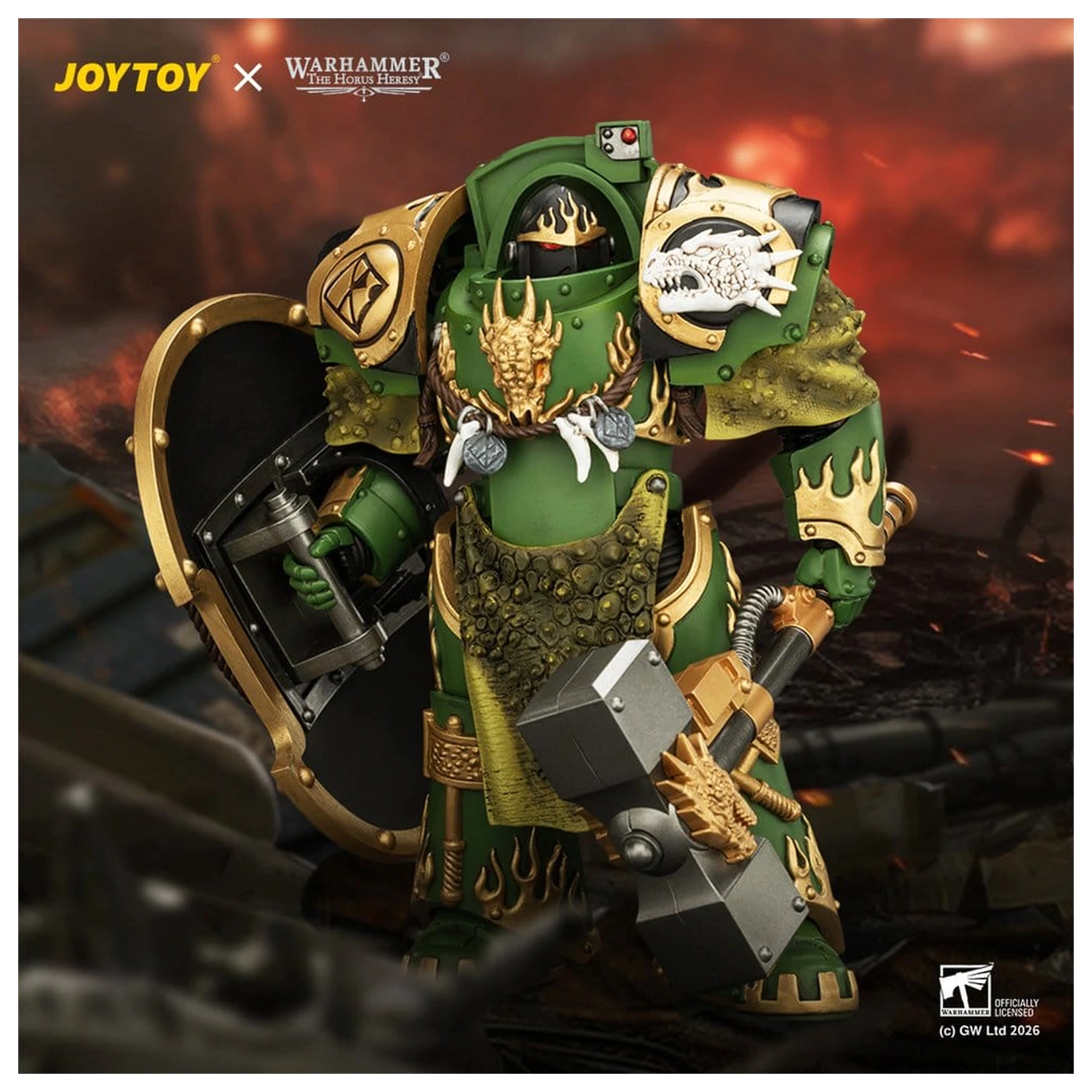 Warhammer The Horus Heresy Actionfigur Salamanders Firedrake Terminator 1 14 cm Produktfoto