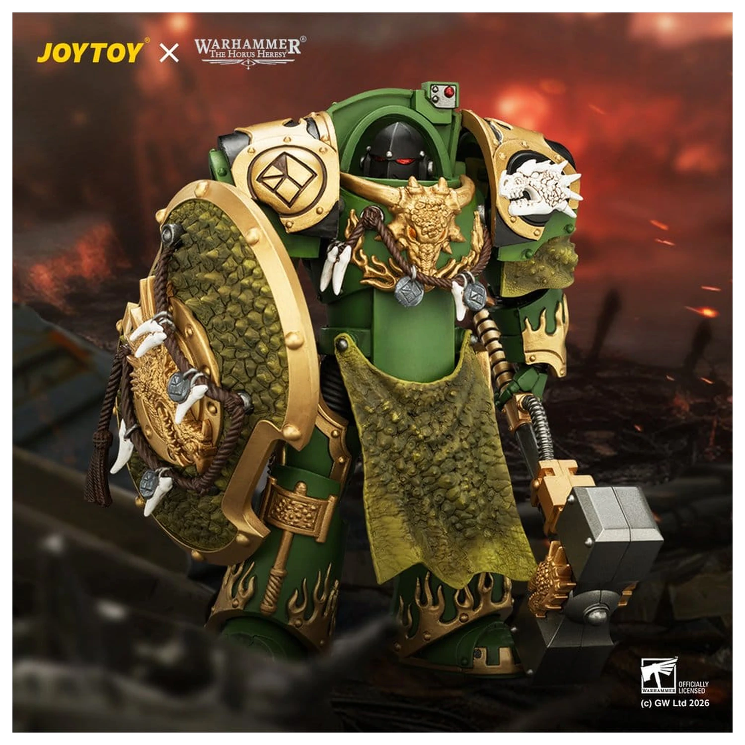 Warhammer The Horus Heresy Actionfigur Salamanders Firedrake Terminator 2 14 cm Produktfoto