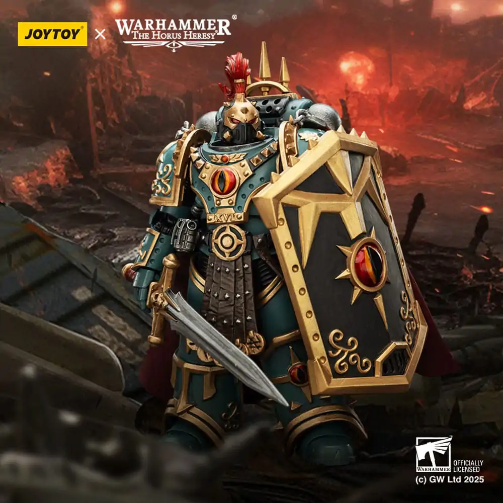 Warhammer The Horus Heresy Actionfigur Sons of Horus Little Horus Aximand Captain of the 5th Company 20 cm Produktfoto
